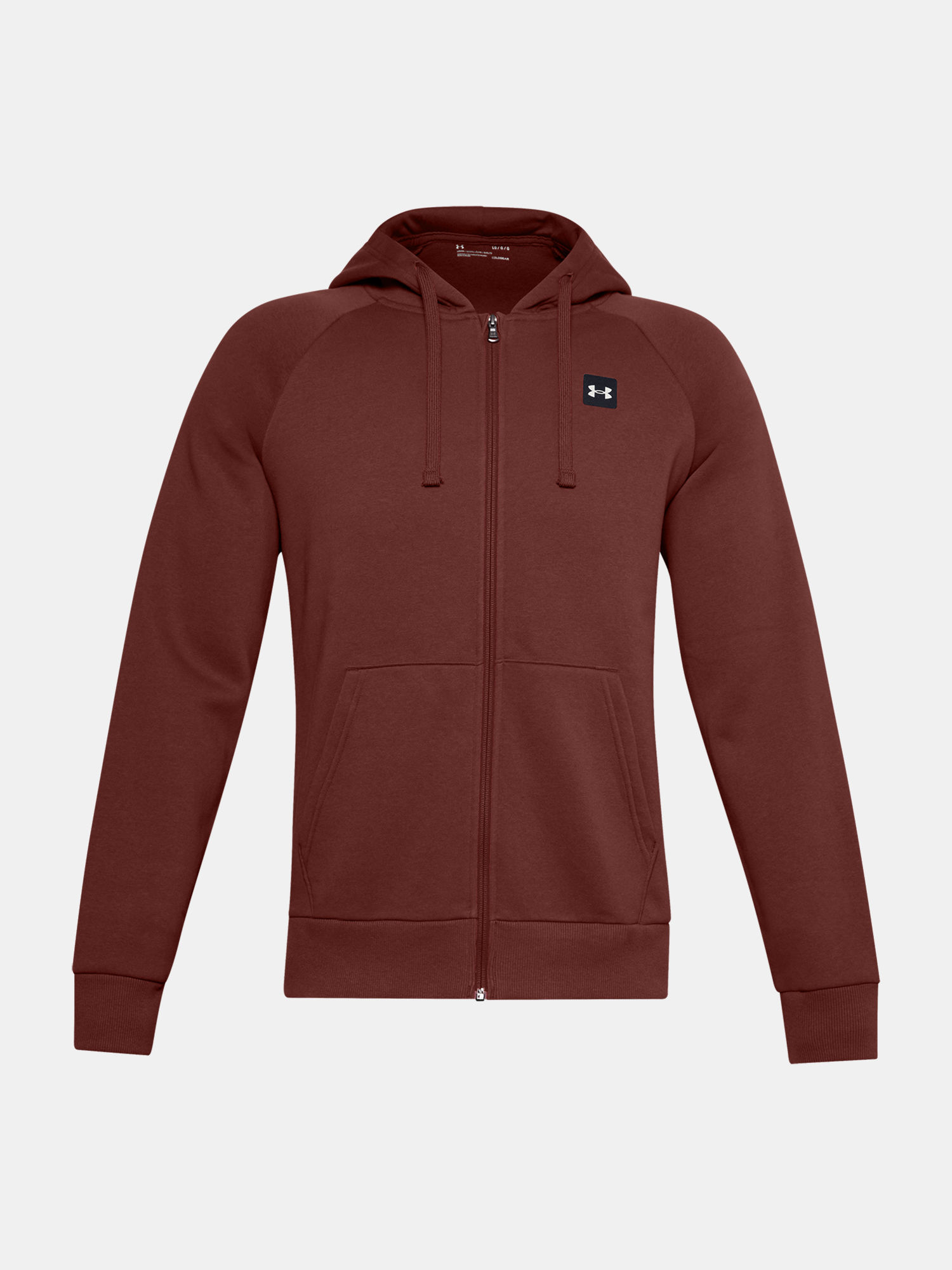 Mikina Under Armour Rival Fleece FZ Hoodie-RED (1)