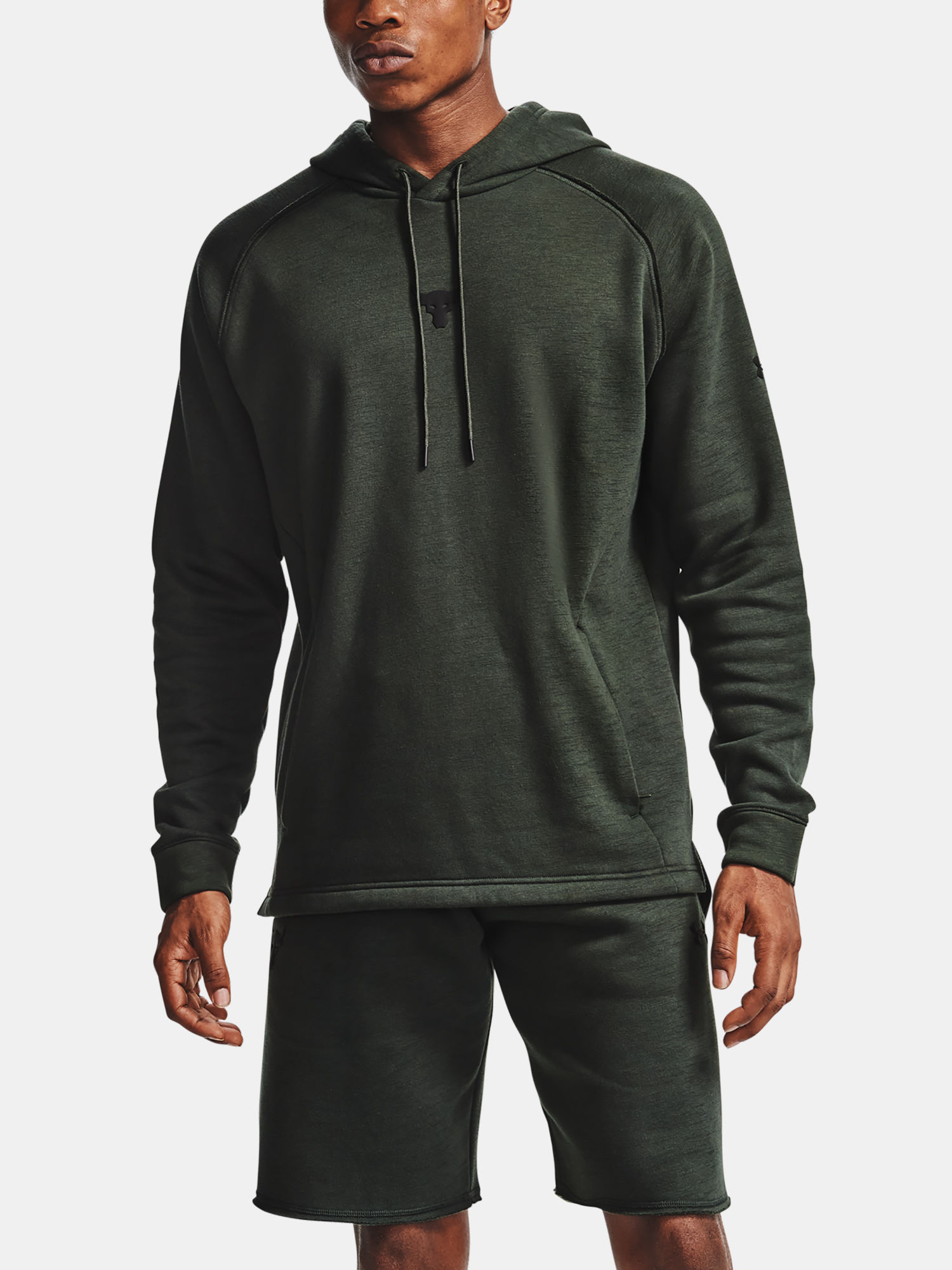 Mikina Under Armour Project Rock CC Hoodie-GRN (1)