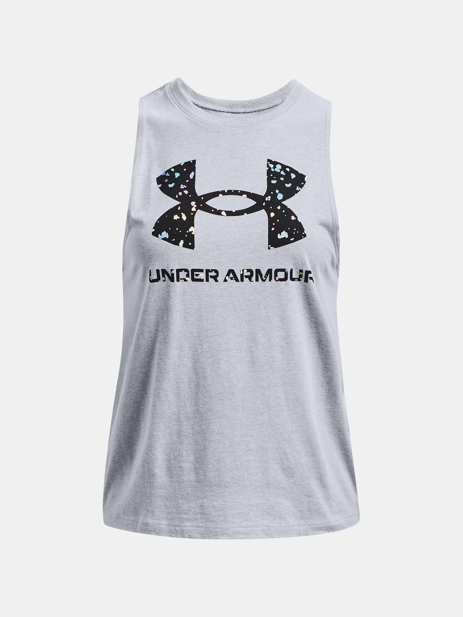 Tielko Under Armour Live Sportstyle Graphic Tank-GRY (3)