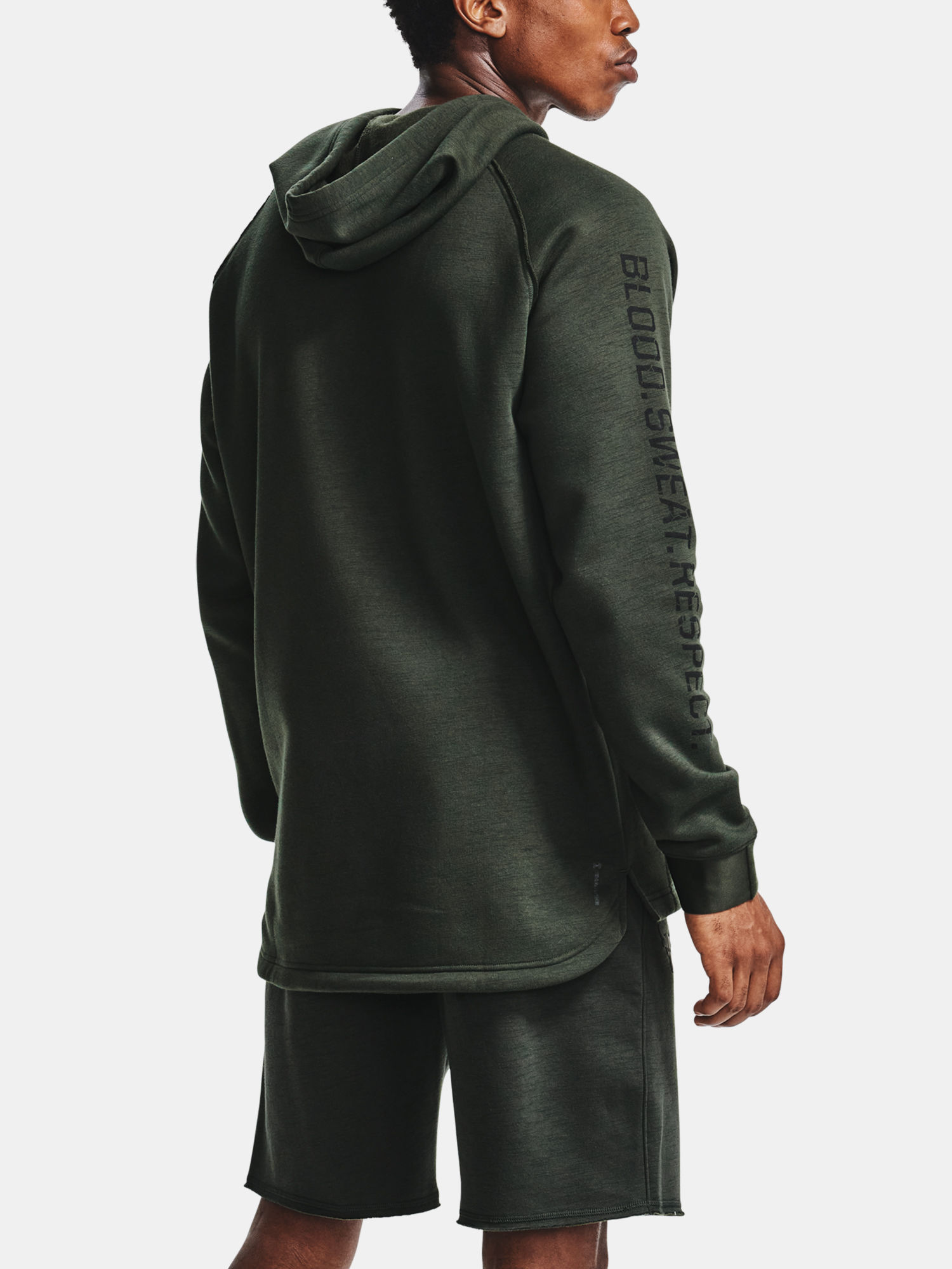 Mikina Under Armour Project Rock CC Hoodie-GRN (2)