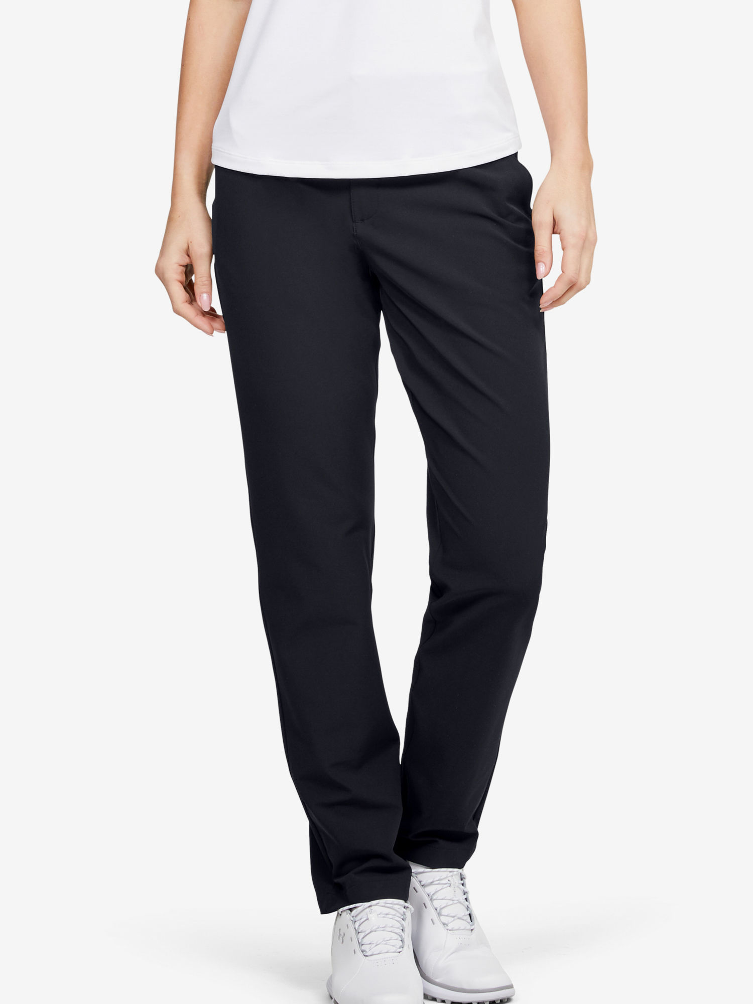 Nohavice Under Armour Links Pant-BLK (1)