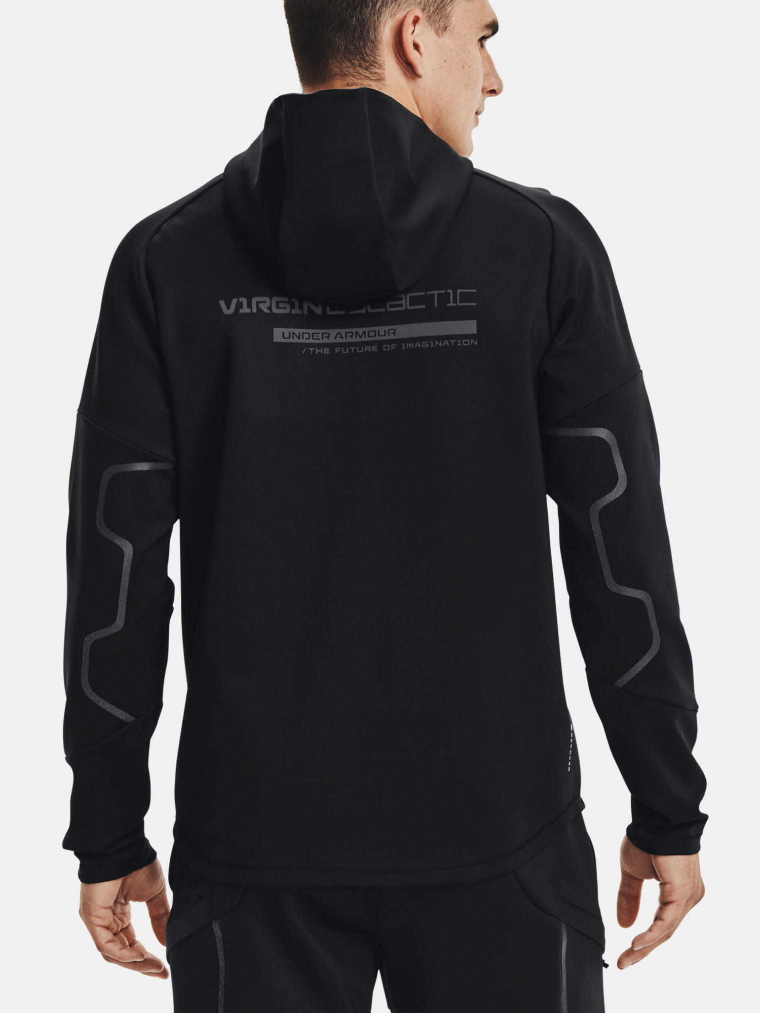 Mikina Under Armour VG Recover Ponte Hoodie-BLK (2)