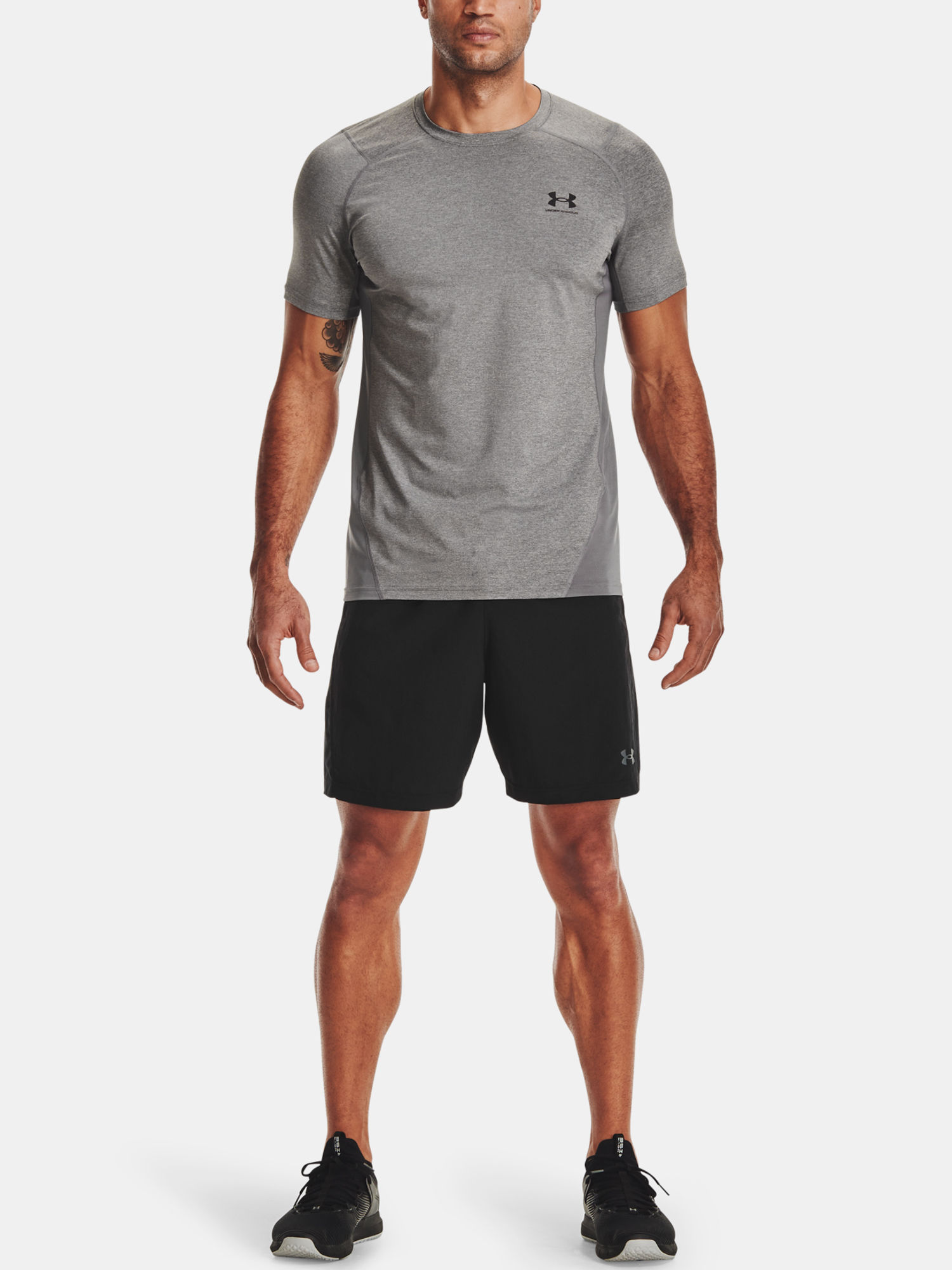 Tričko Under Armour HG Armour Fitted SS-GRY (6)