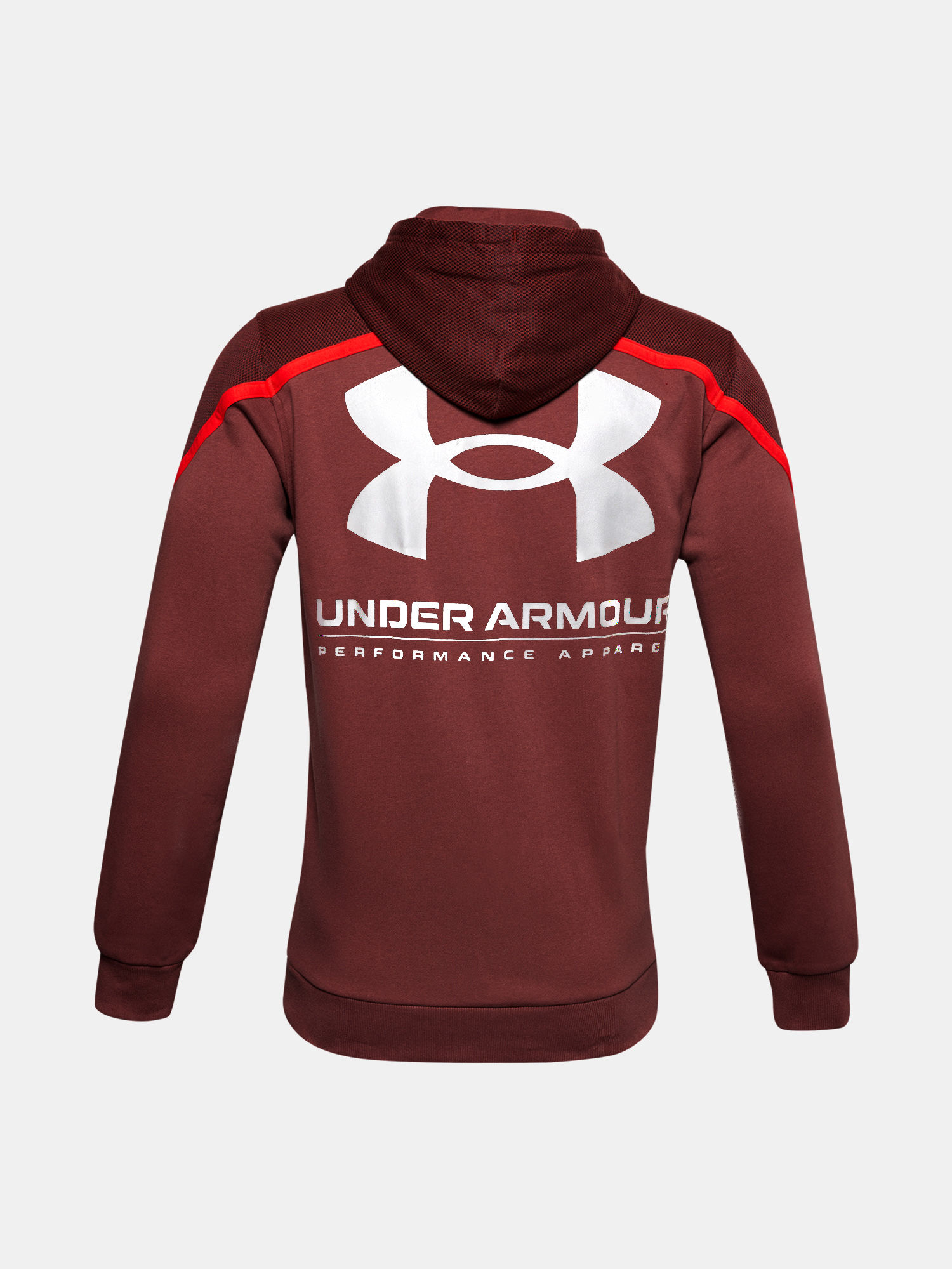 Mikina Under Armour Rival Fleece AMP HD-RED (4)