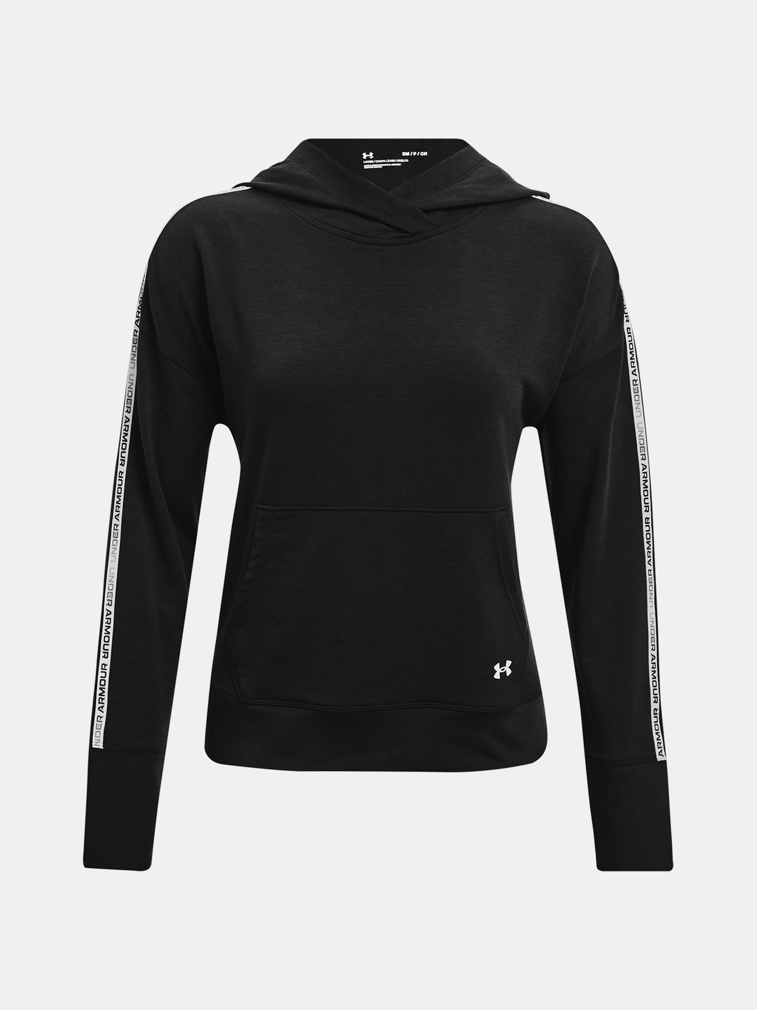 Mikina Under Armour Rival Terry Taped Hoodie-BLK (3)