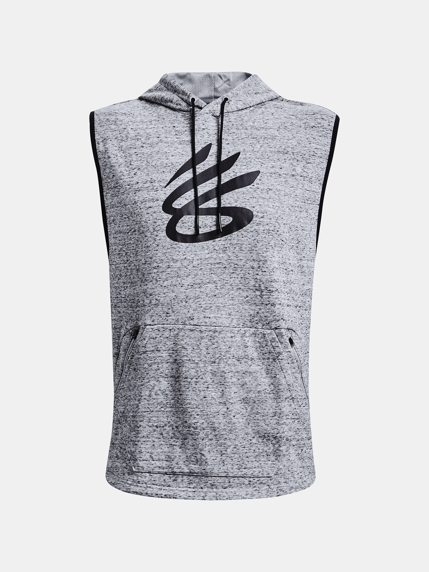 Mikina Under Armour CURRY SLEEVELESS  HOODIE-GRY (3)