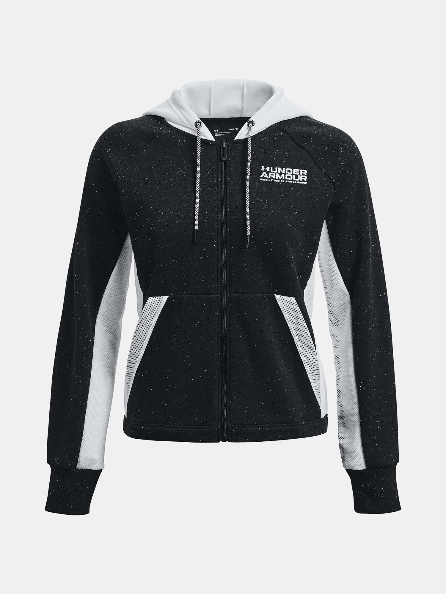 Mikina Under Armour Rival + FZ Hoodie-BLK (3)