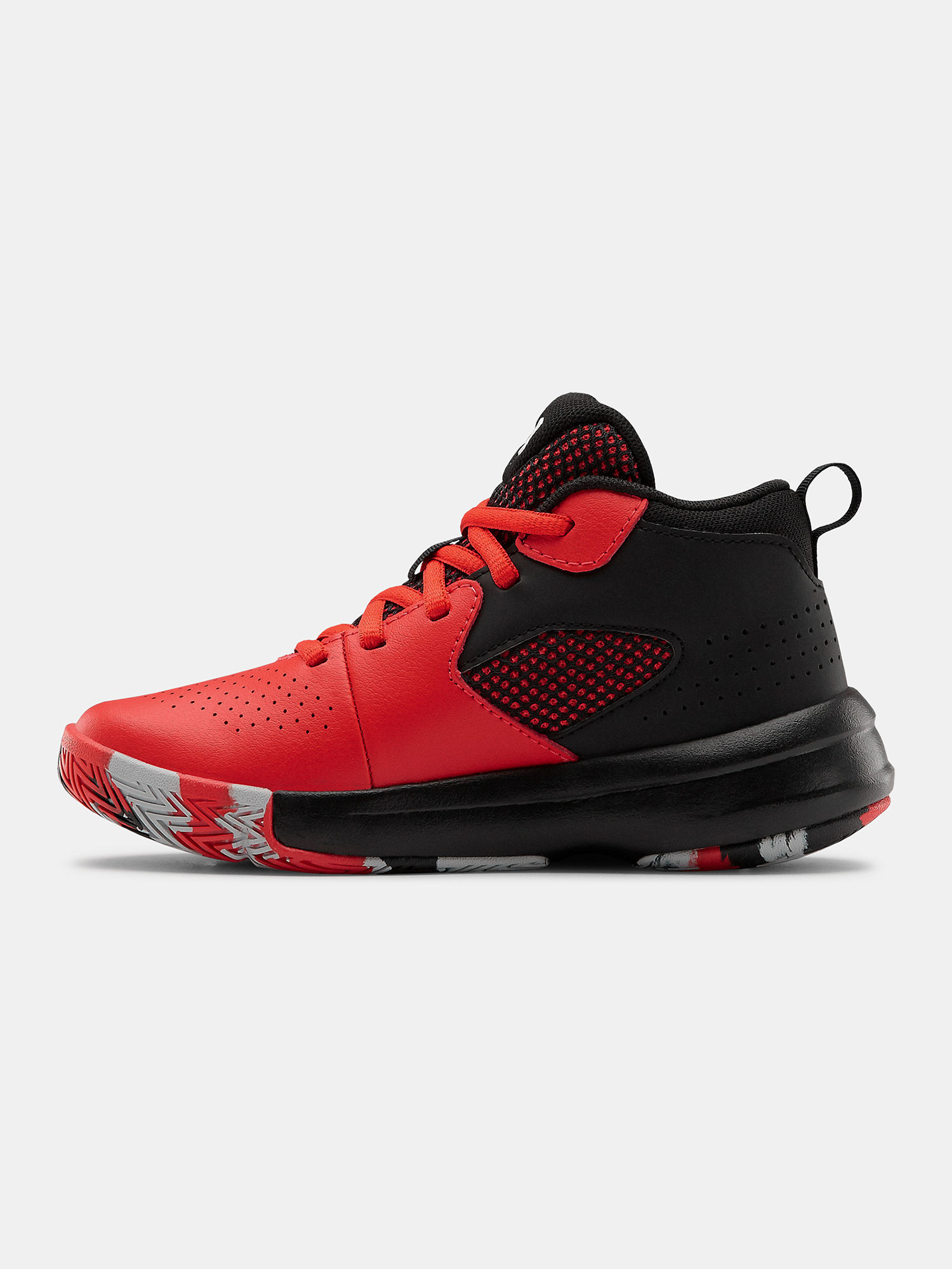 Topánky Under Armour PS Lockdown 5-RED (2)