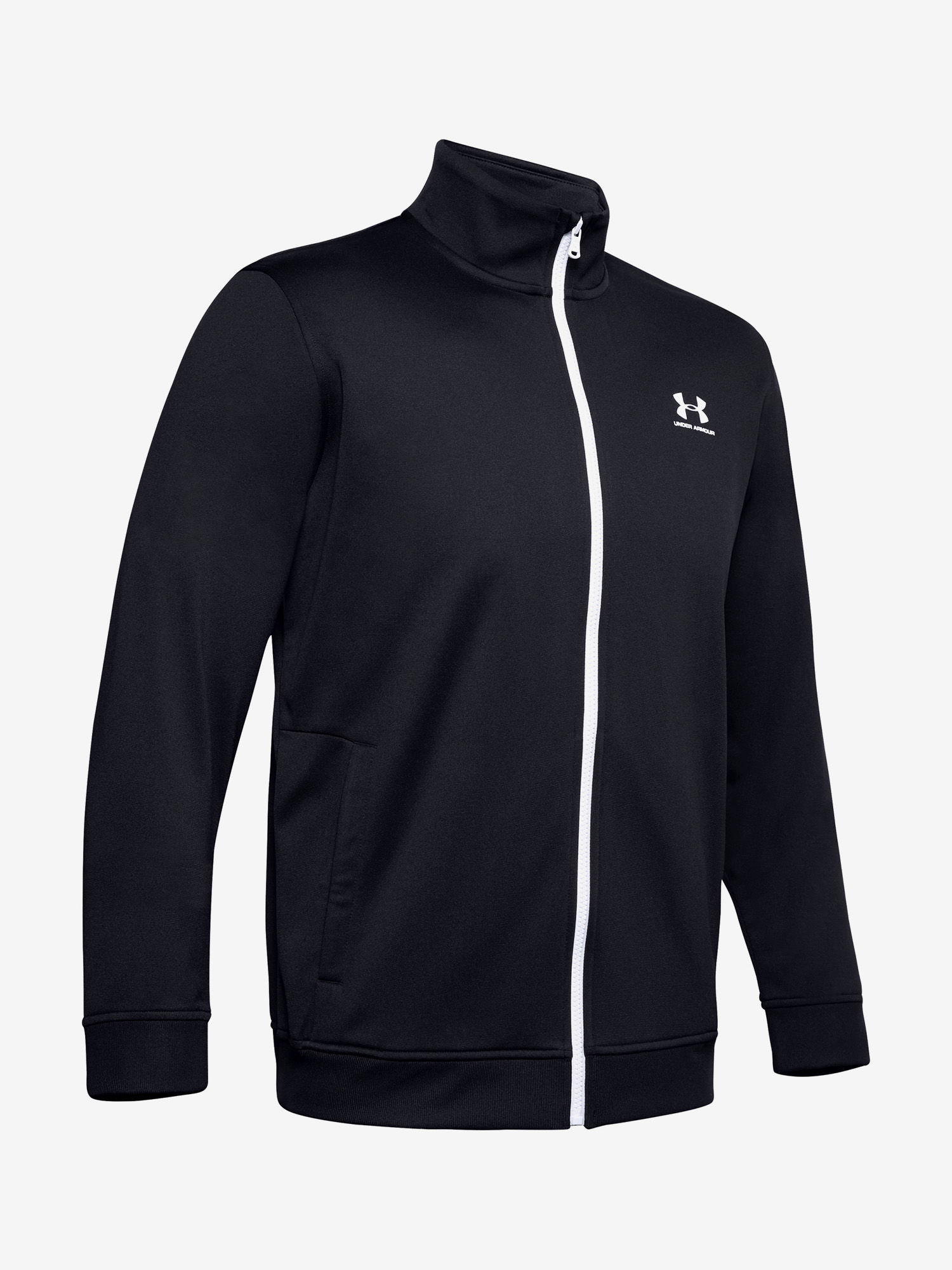 Mikina Under Armour SPORTSTYLE TRICOT JACKET-BLK (4)