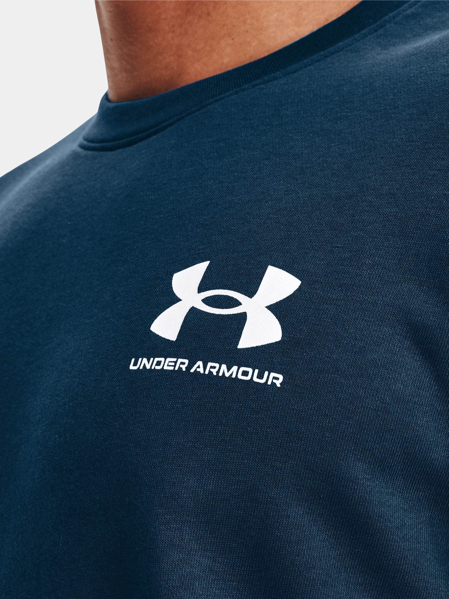 Mikina Under Armour UA Rival Terry LC Crew-BLU (5)