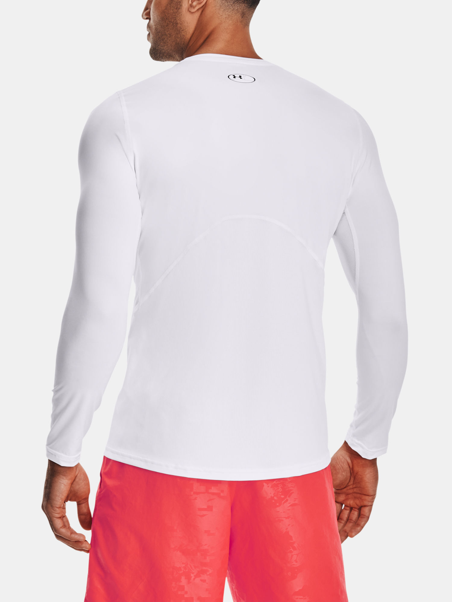 Tričko Under Armour HG Armour Fitted LS-WHT (2)