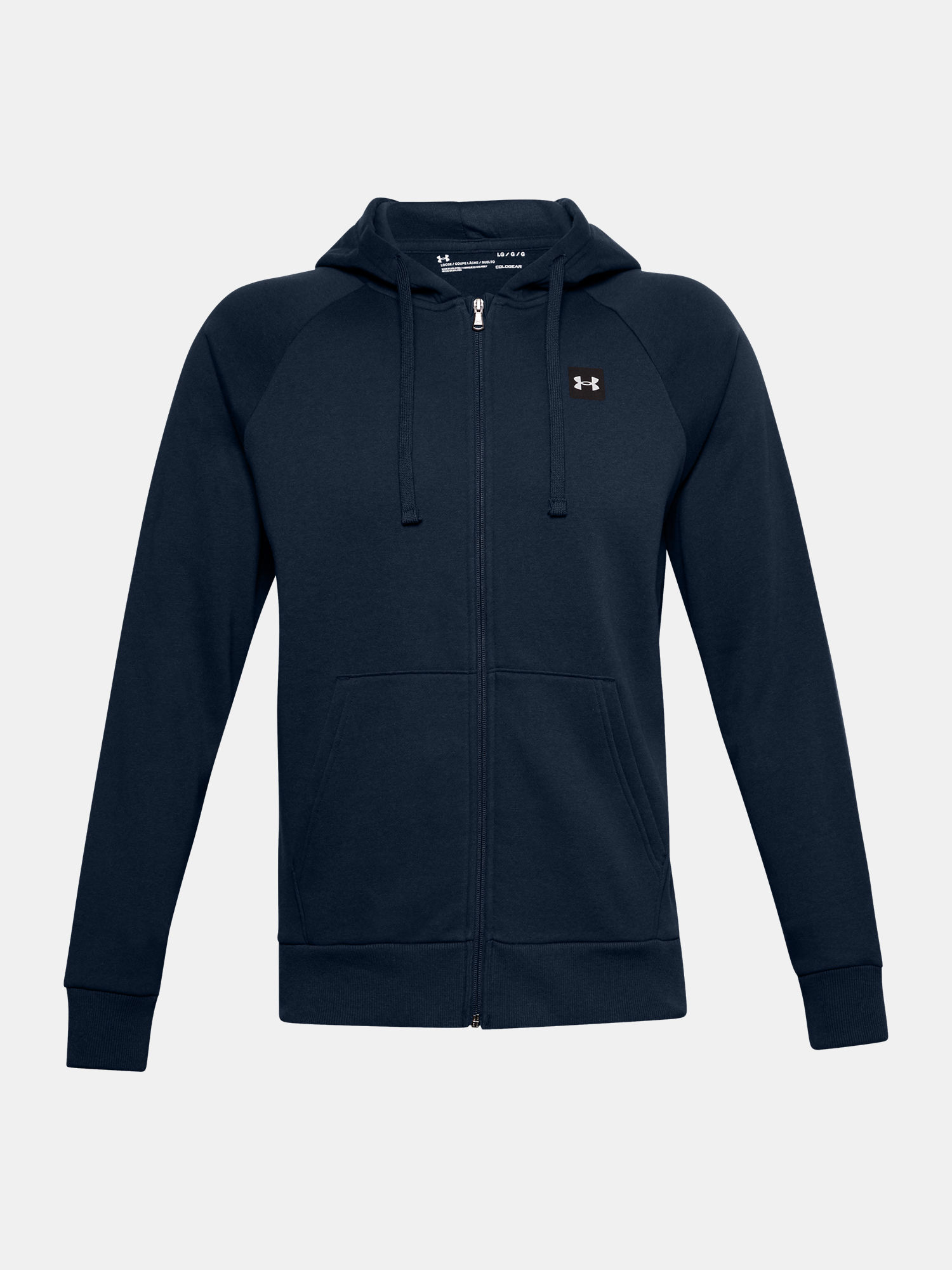 Mikina Under Armour Rival Fleece FZ Hoodie-NVY (5)