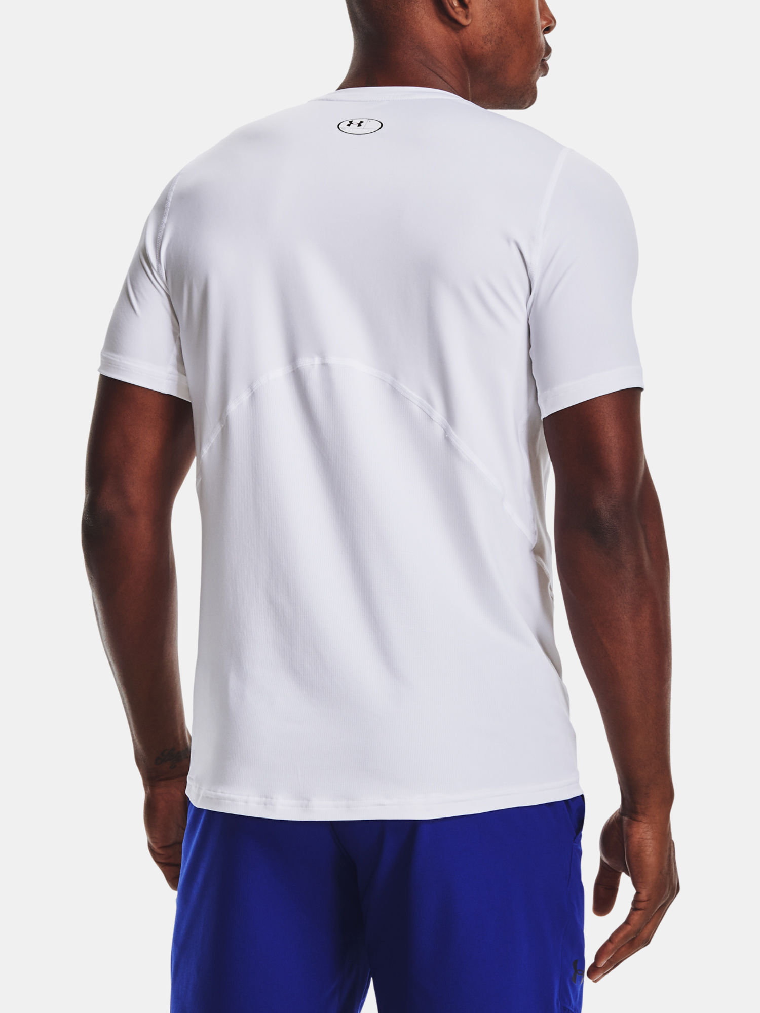 Tričko Under Armour HG Armour Fitted SS-WHT (2)