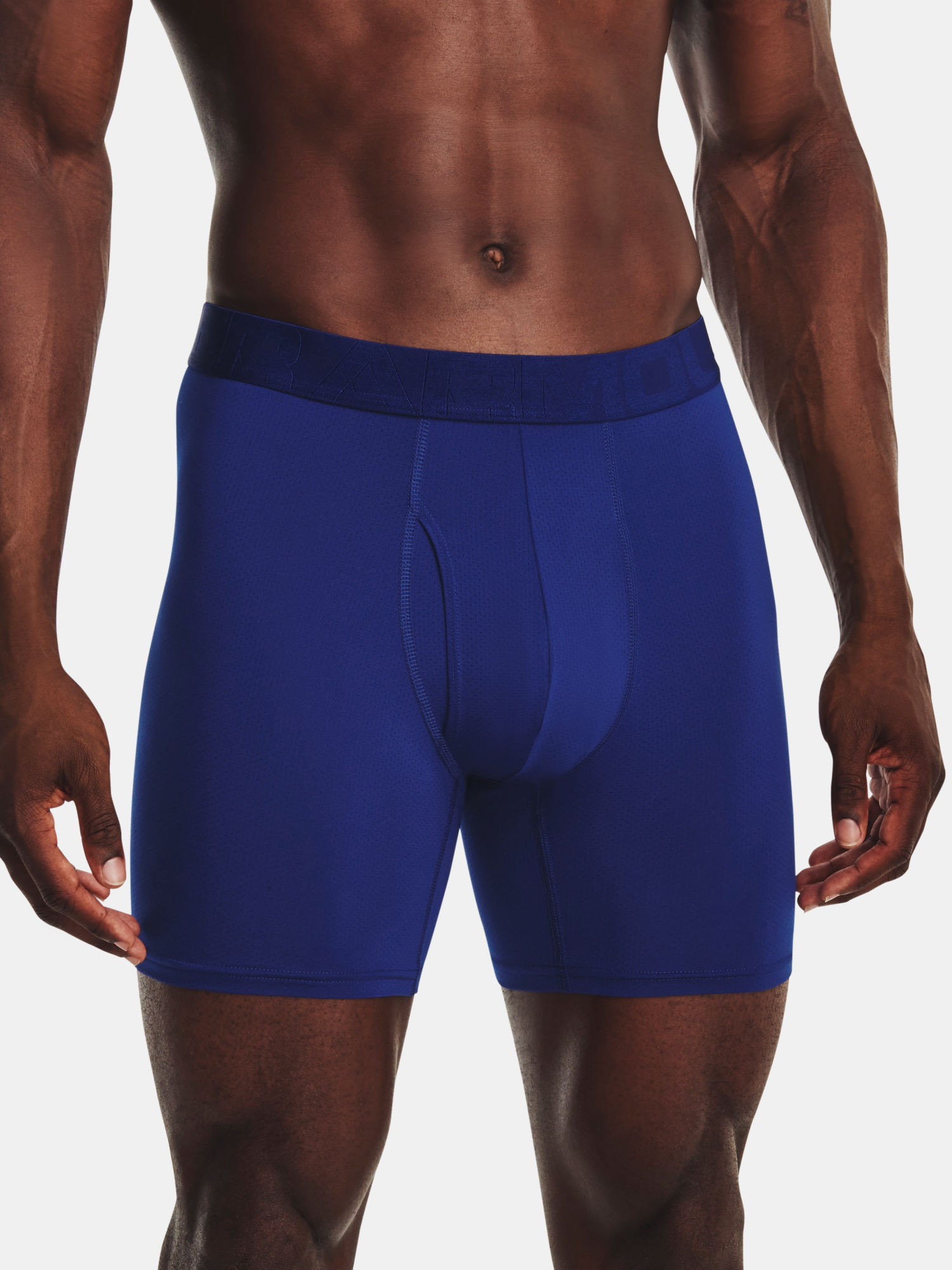 Boxerky Under Armour UA Tech Mesh 6in 2 Pack-BLU (1)