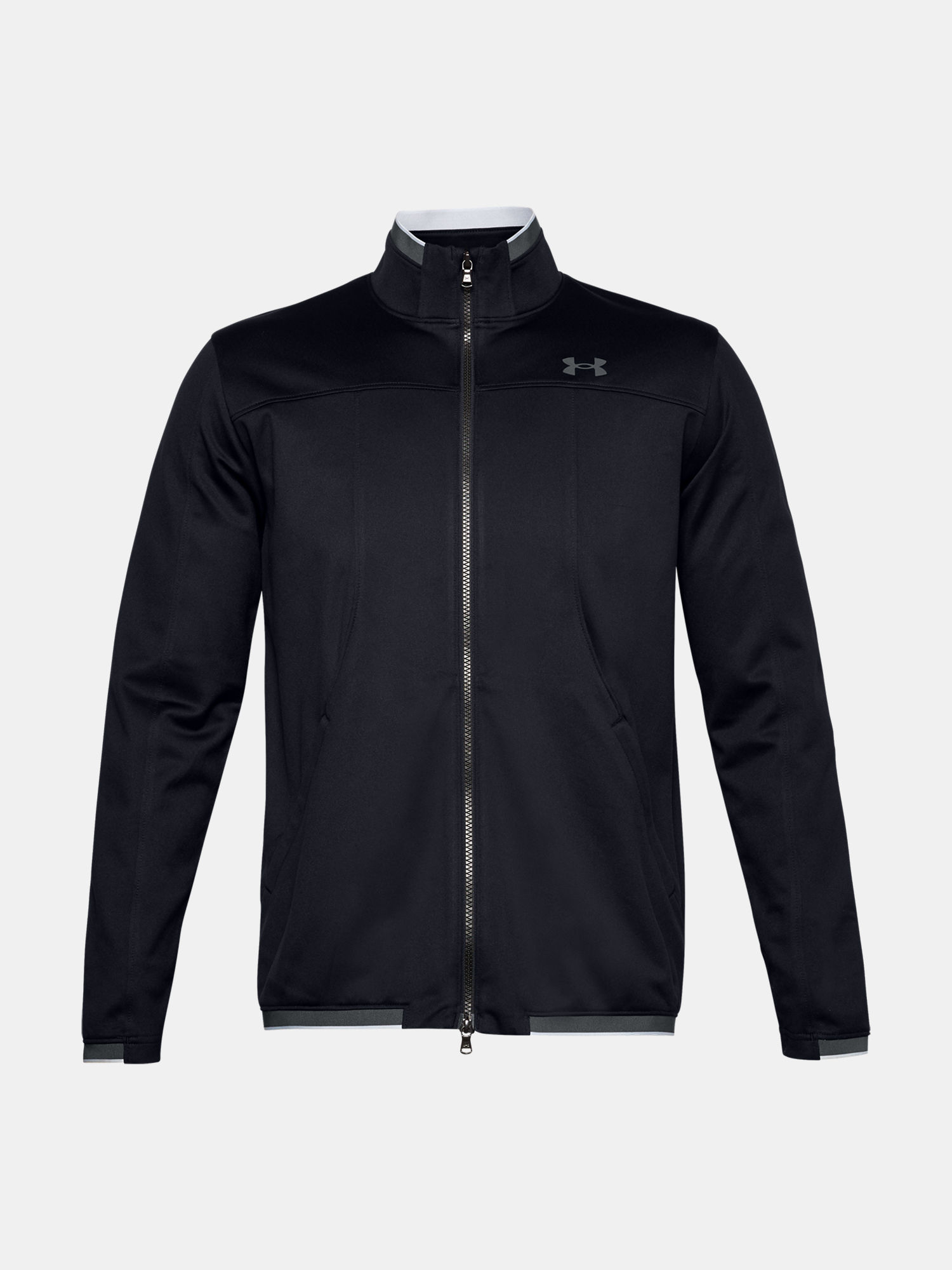 Mikina Under Armour Recover Knit Track Jacket-BLK (3)