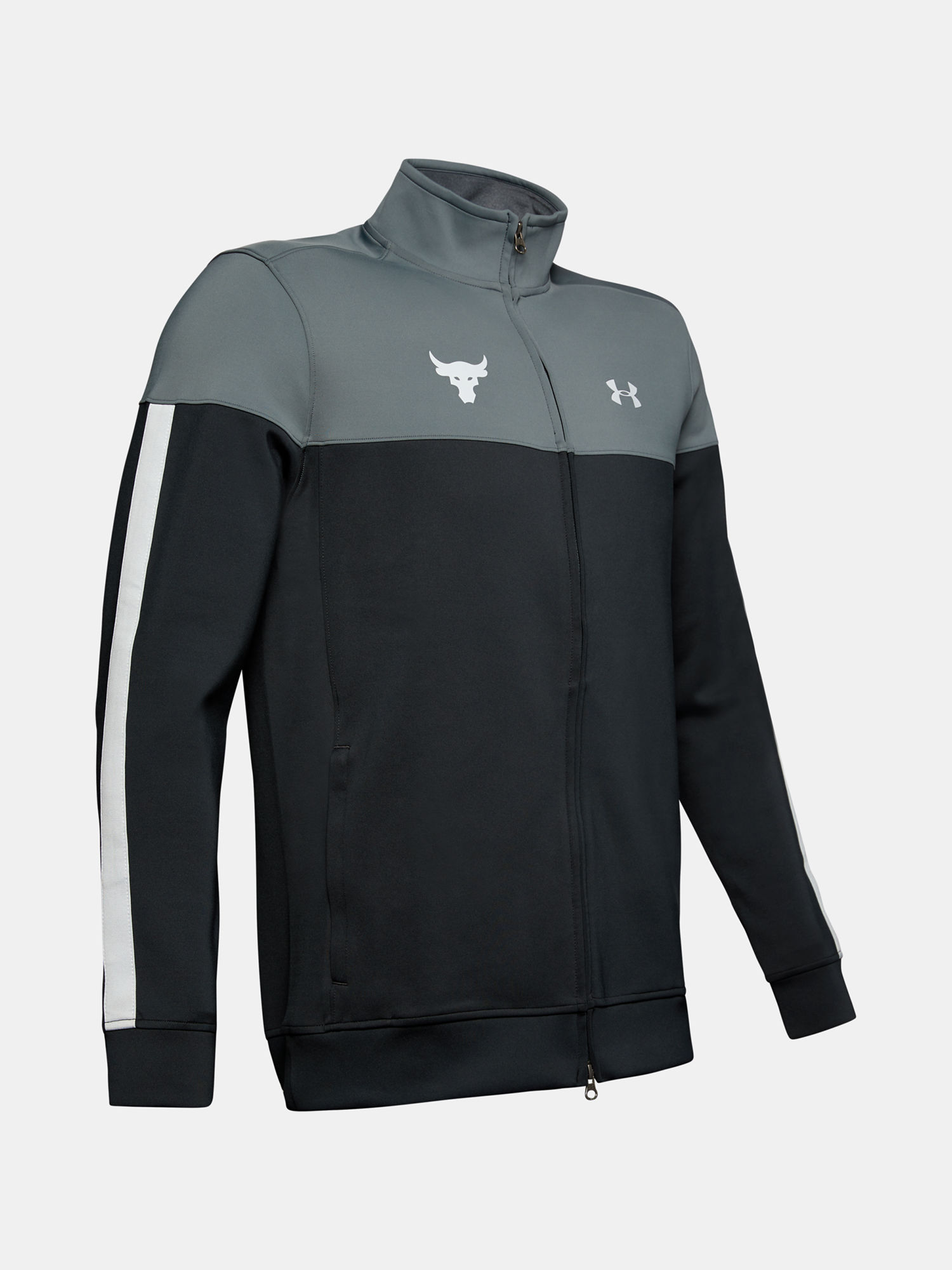 Mikina Under Armour PROJECT ROCK TRACK JACKET-BLK (3)