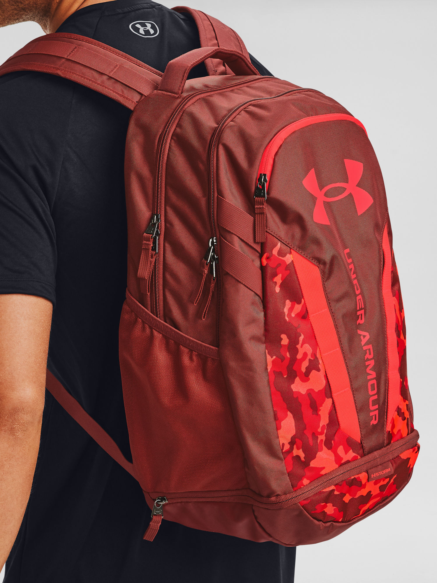 Batoh Under Armour Hustle 5.0 Backpack-RED (7)