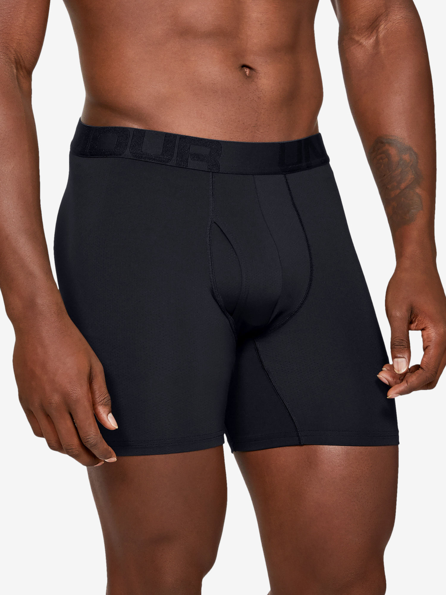 Boxerky Under Armour Tech Mesh 6in 2 Pack-BLK (1)