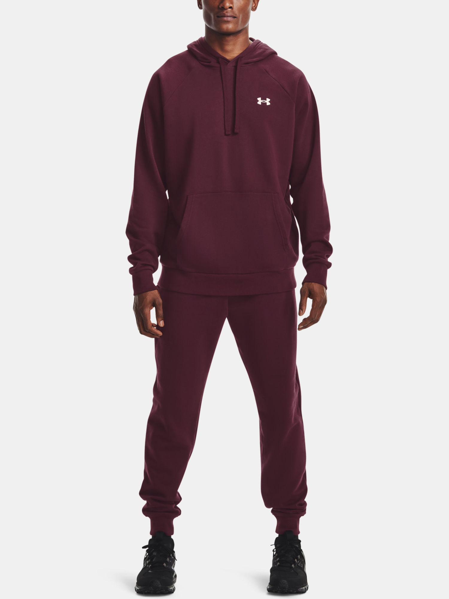 Tepláky Under Armour Rival Cotton Jogger-RED (6)