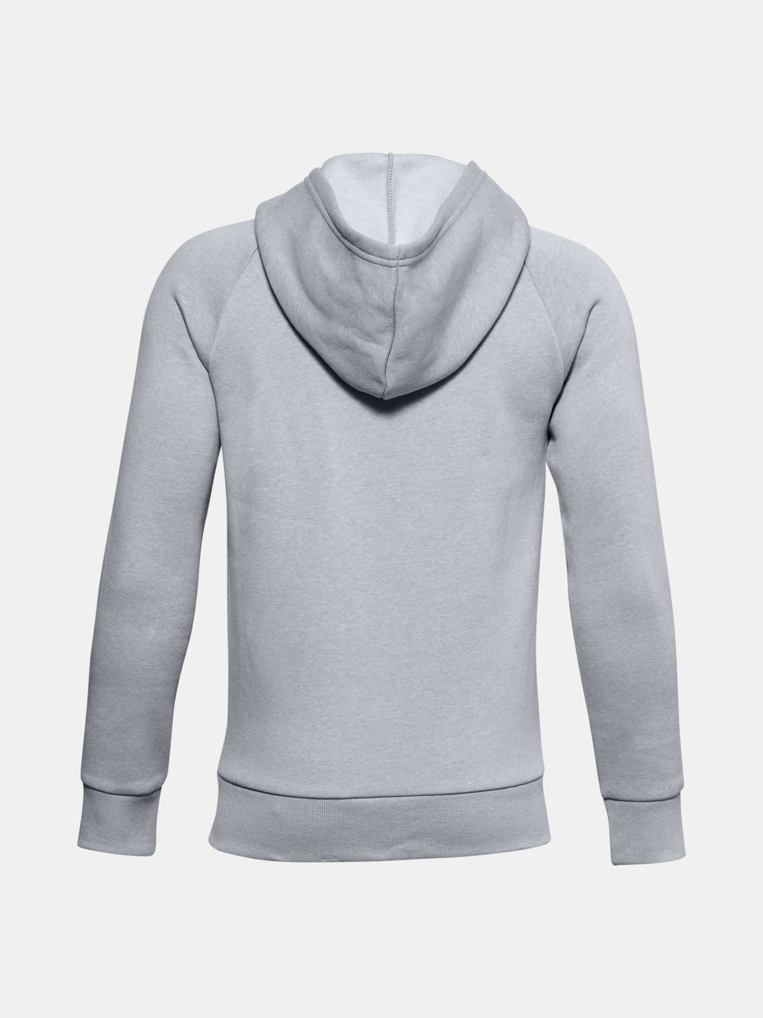 Mikina Under Armour RIVAL COTTON FZ HOODIE-GRY (2)