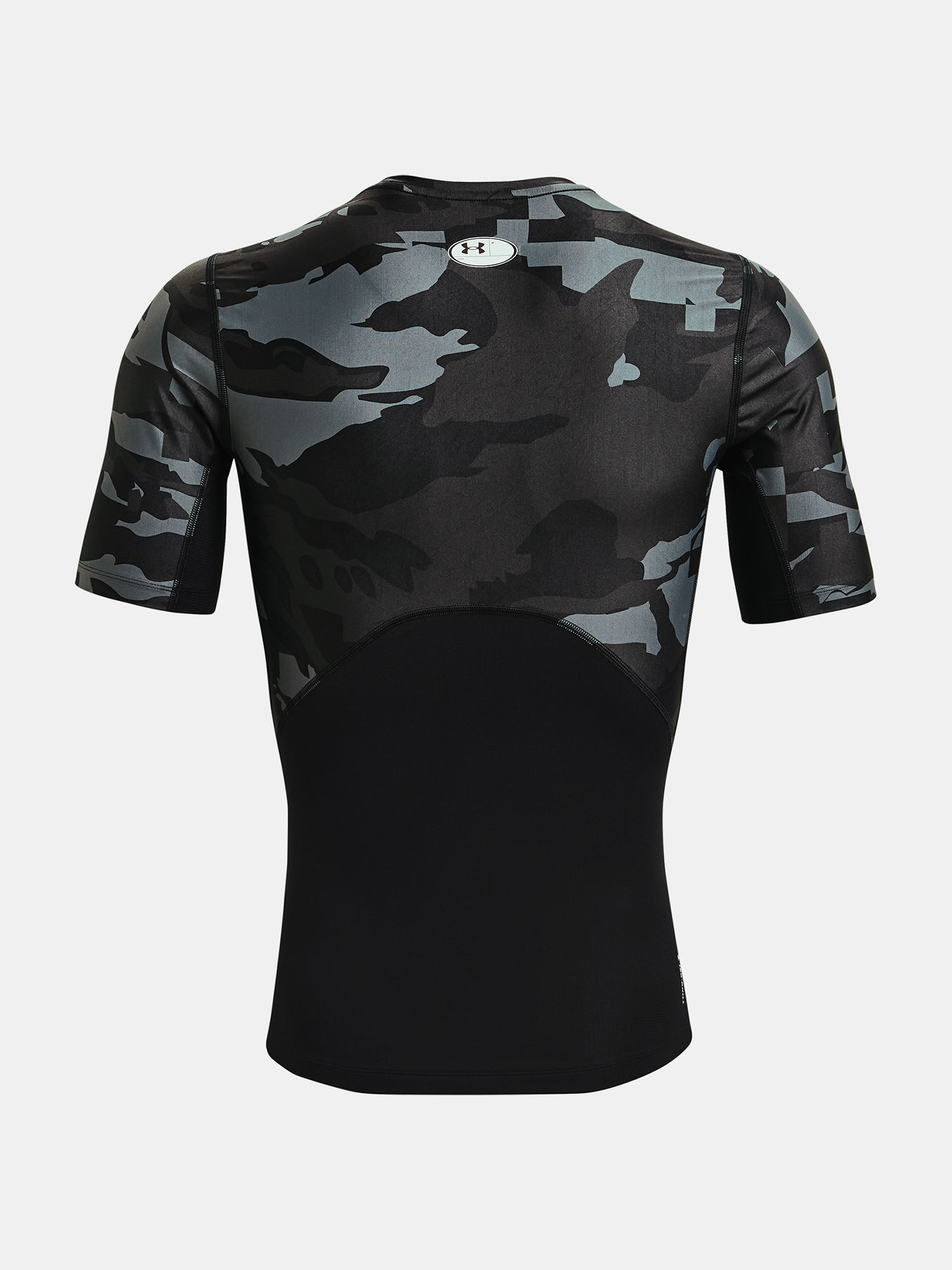 Kompresné tričko Under Armour HG Isochill Comp Print SS-BLK (4)