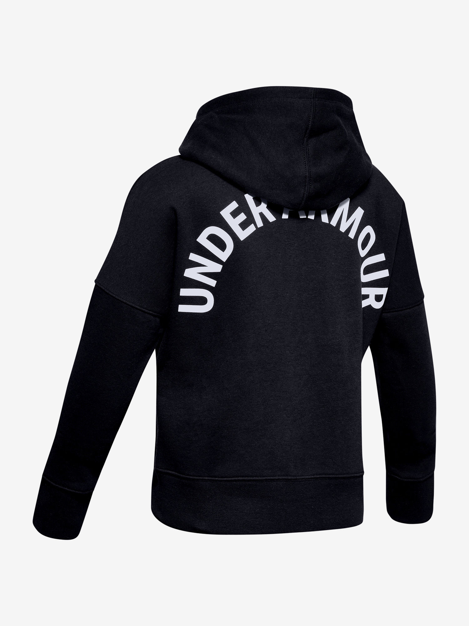 Mikina Under Armour Rival Fz Hoodie-Blk (5)