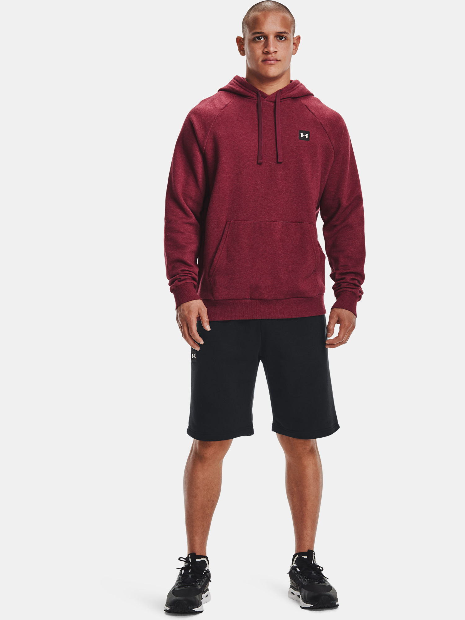 Mikina Under Armour UA Rival Fleece Hoodie-RED (6)