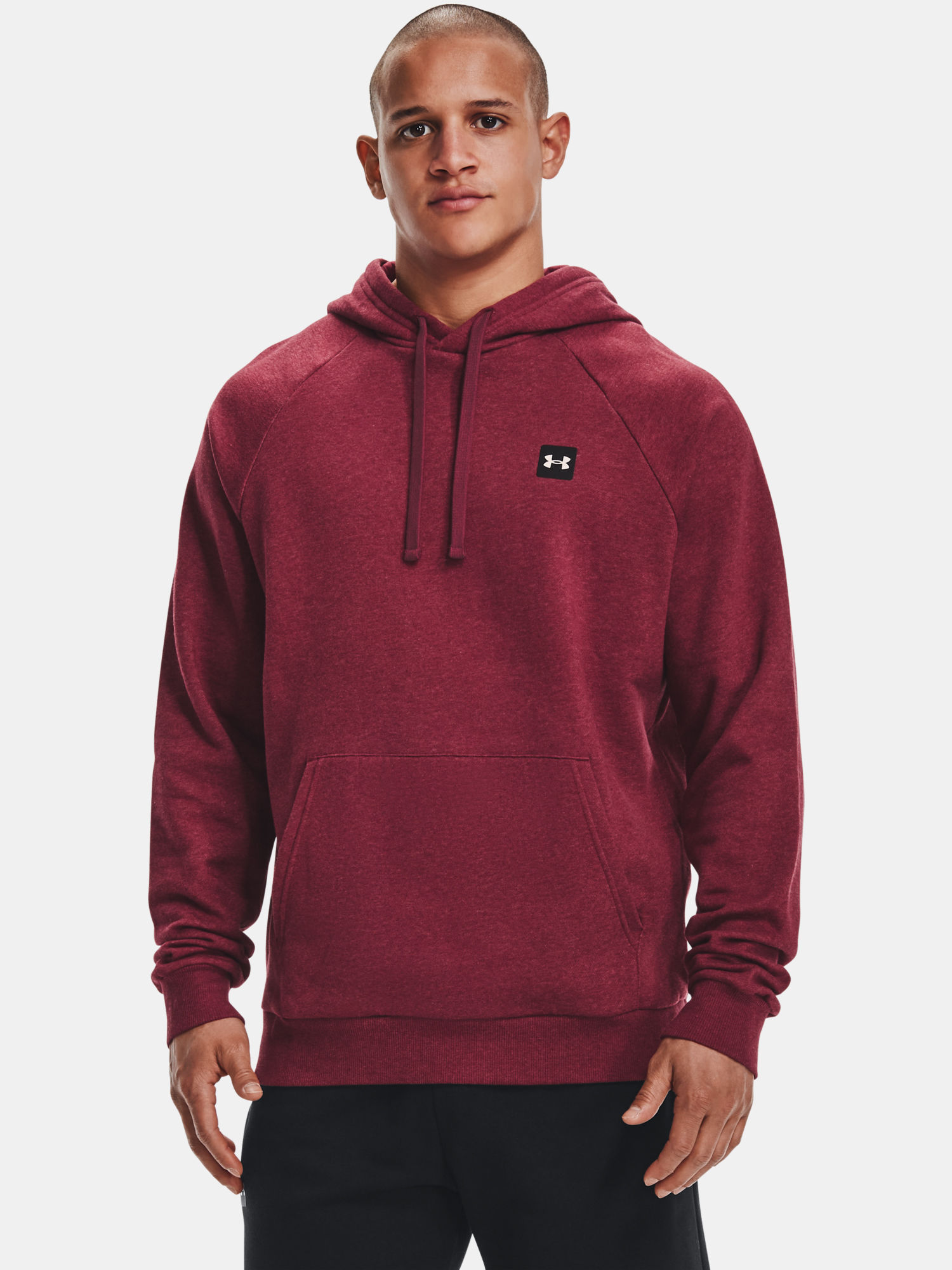 Mikina Under Armour UA Rival Fleece Hoodie-RED (1)