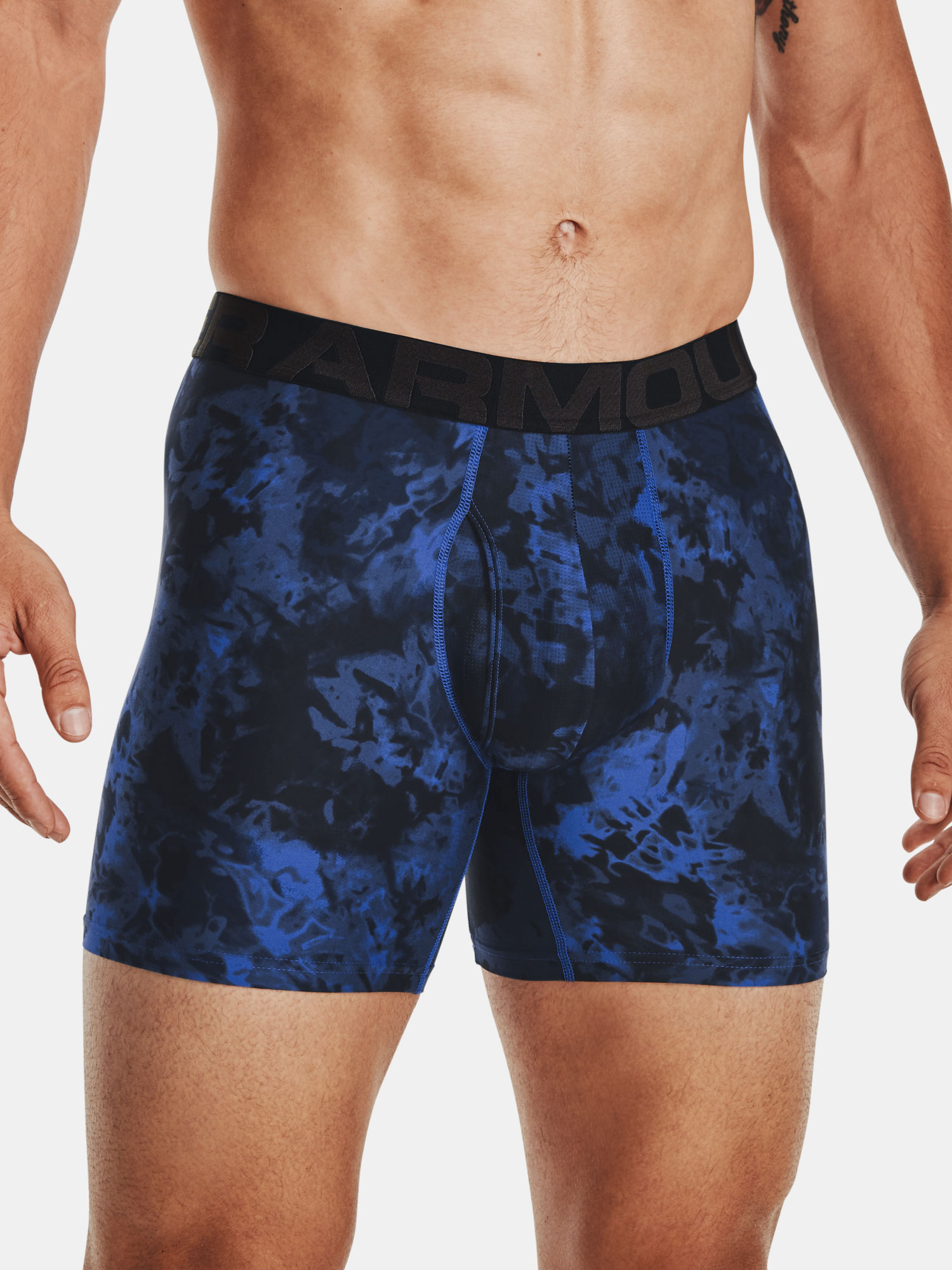 Boxerky Under Armour UA Tech 6in Novelty 2 Pack-BLU (1)