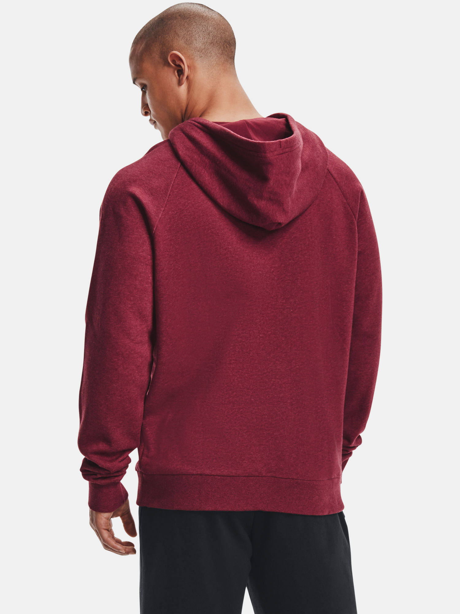 Mikina Under Armour UA Rival Fleece Hoodie-RED (2)