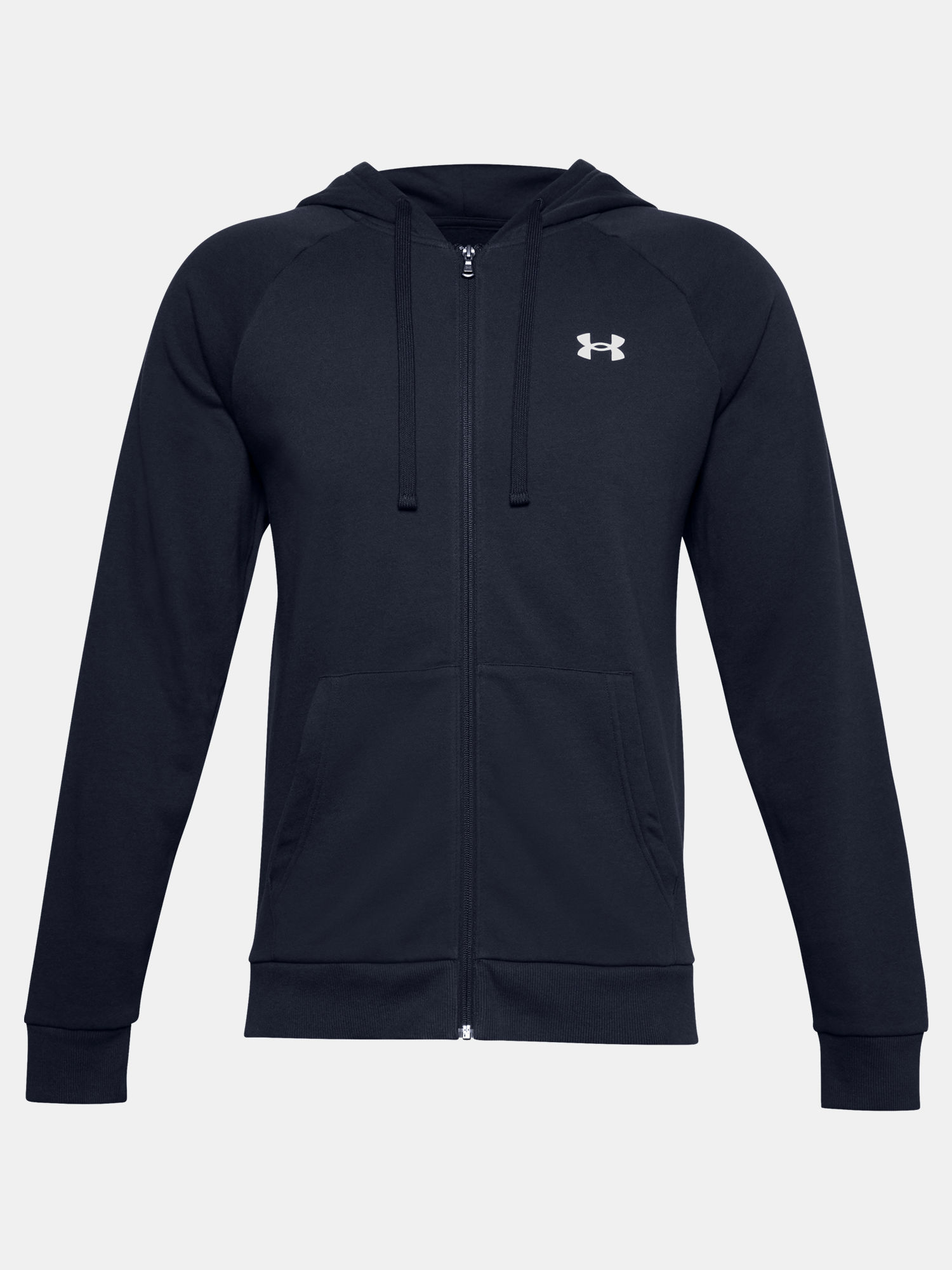 Mikina Under Armour UA Rival Cotton FZ Hoodie-NVY (3)