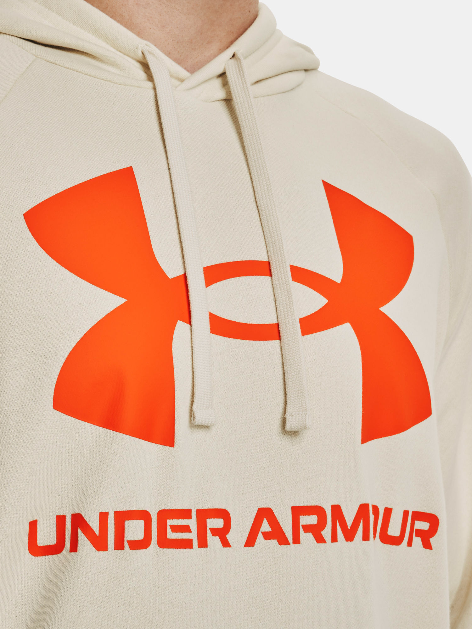 Mikina Under Armour UA Rival Fleece Big Logo HD-BRN (5)