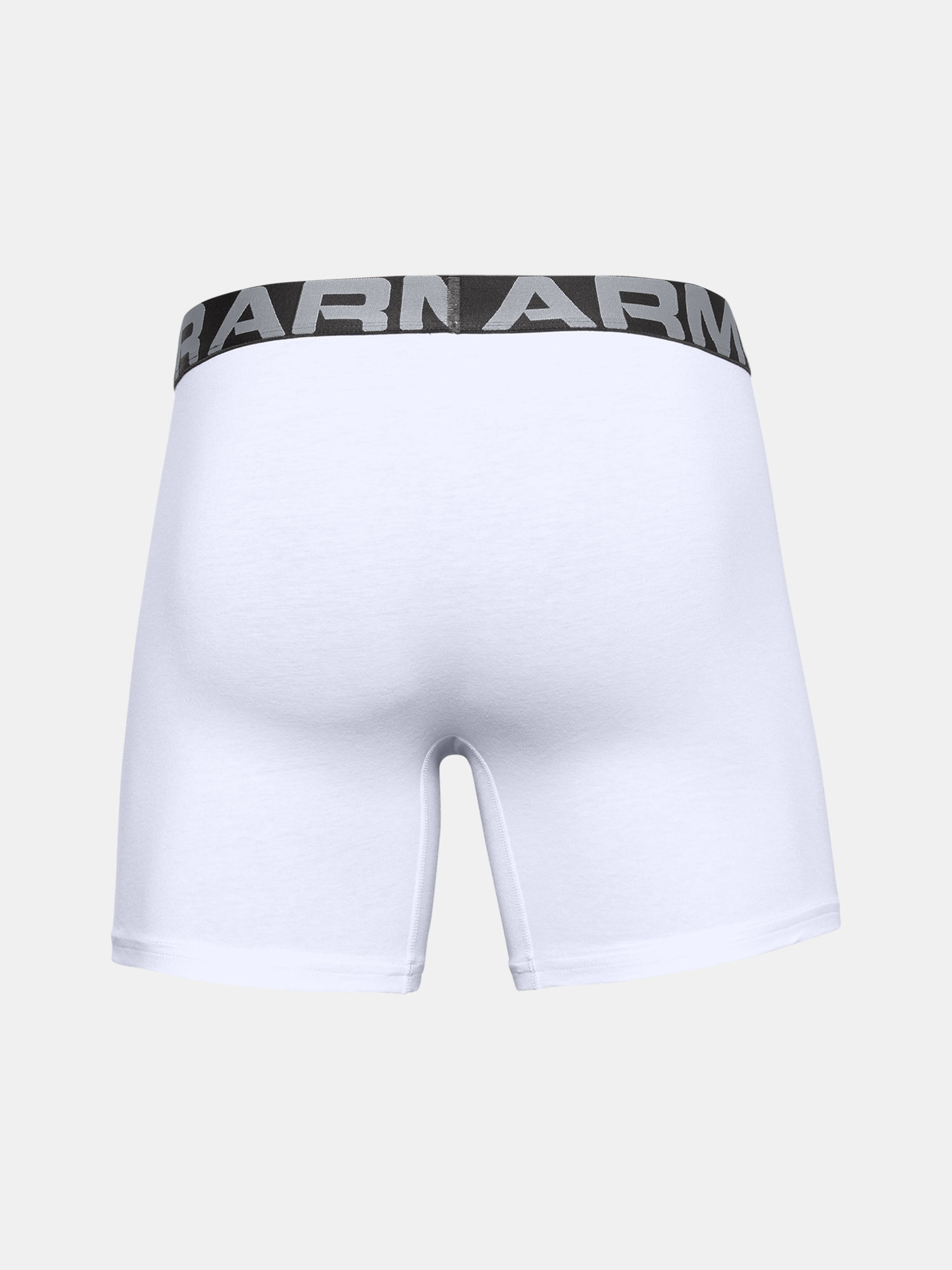 Boxerky Under Armour Charged Cotton 6in 3 Pack-WHT (4)
