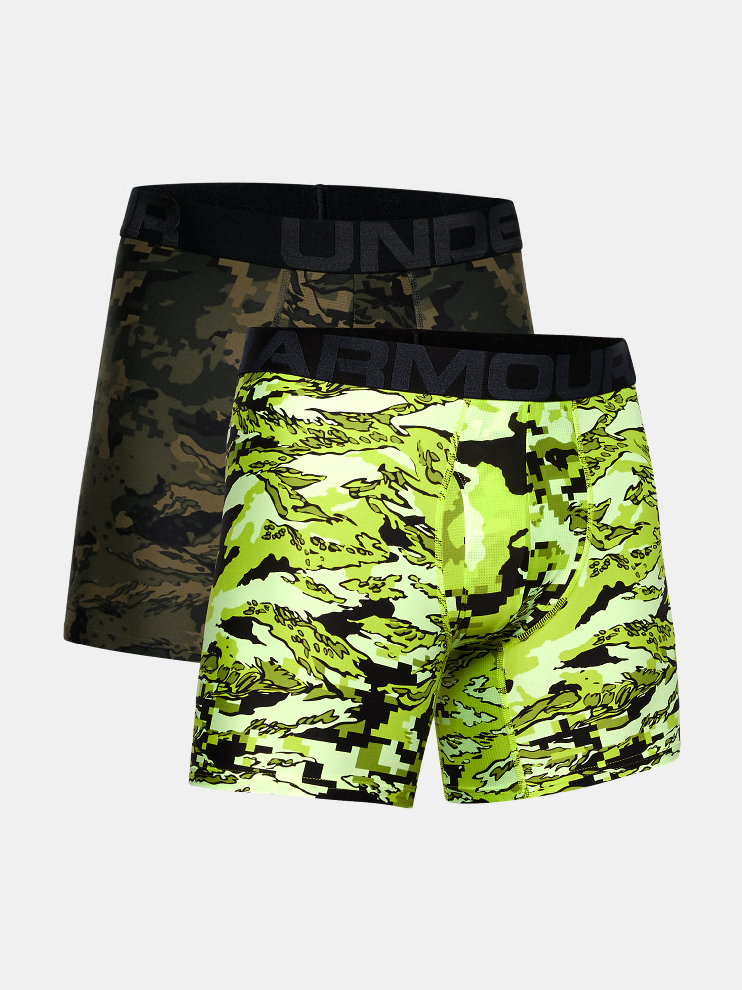 Boxerky Under Armour Tech 6in Novelty 2 Pack-GRN (3)