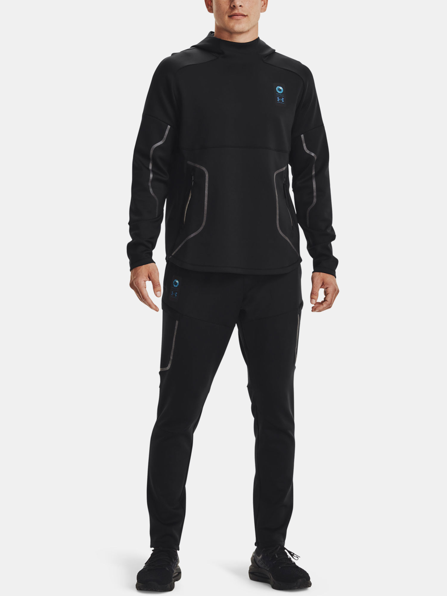 Nohavice Under Armour VG Recover Ponte Cargo Pant-BLK (10)