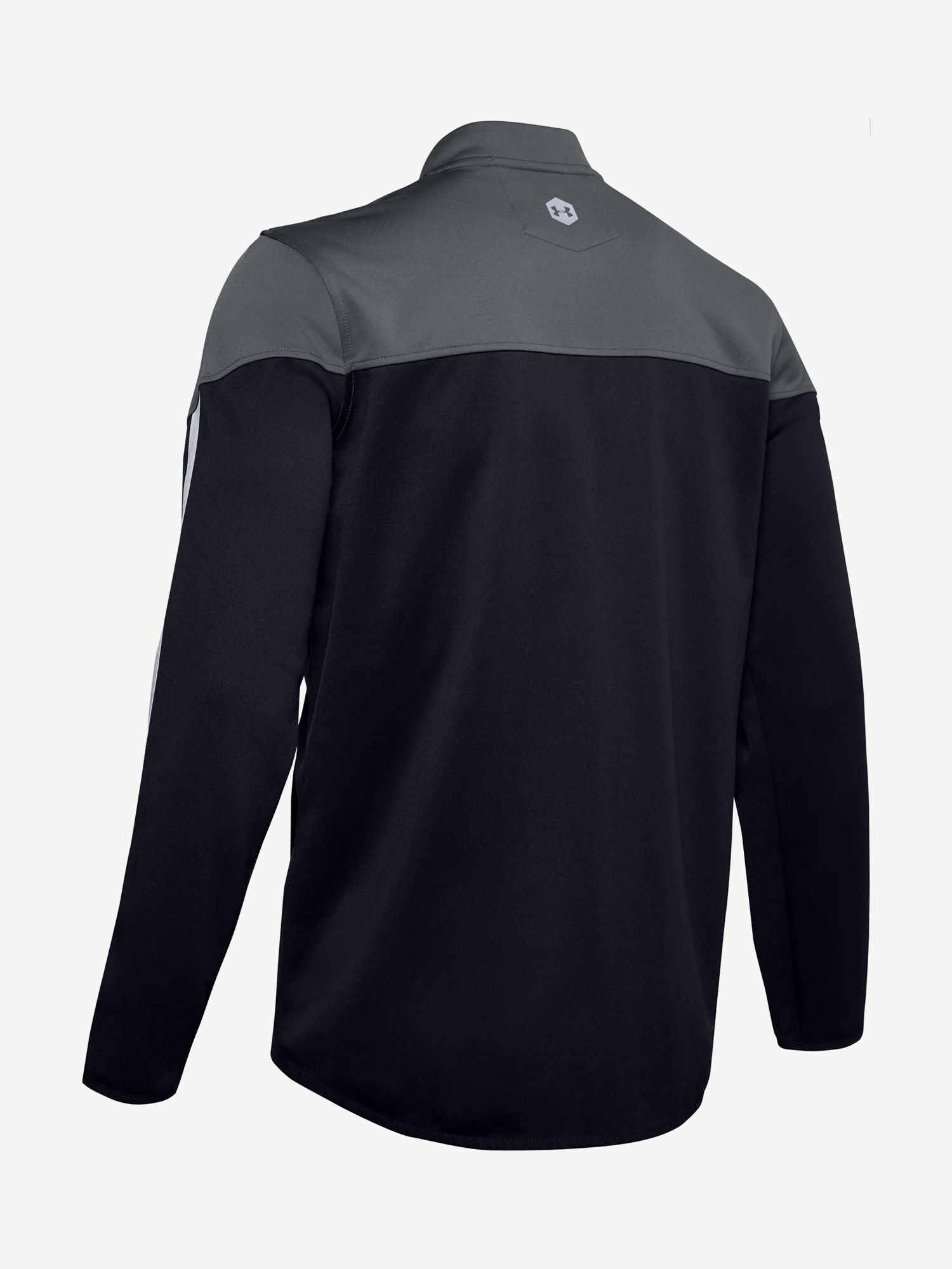 Mikina Under Armour Athlete Recovery Knit Warm Up Top-Blk (5)