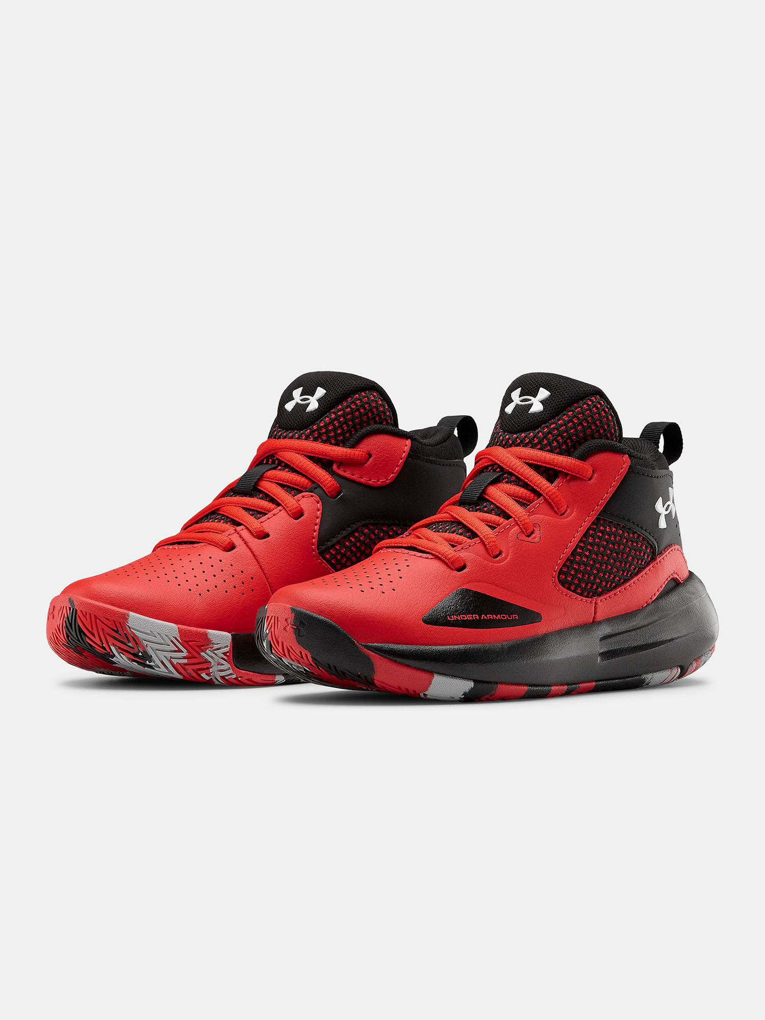 Topánky Under Armour PS Lockdown 5-RED (3)