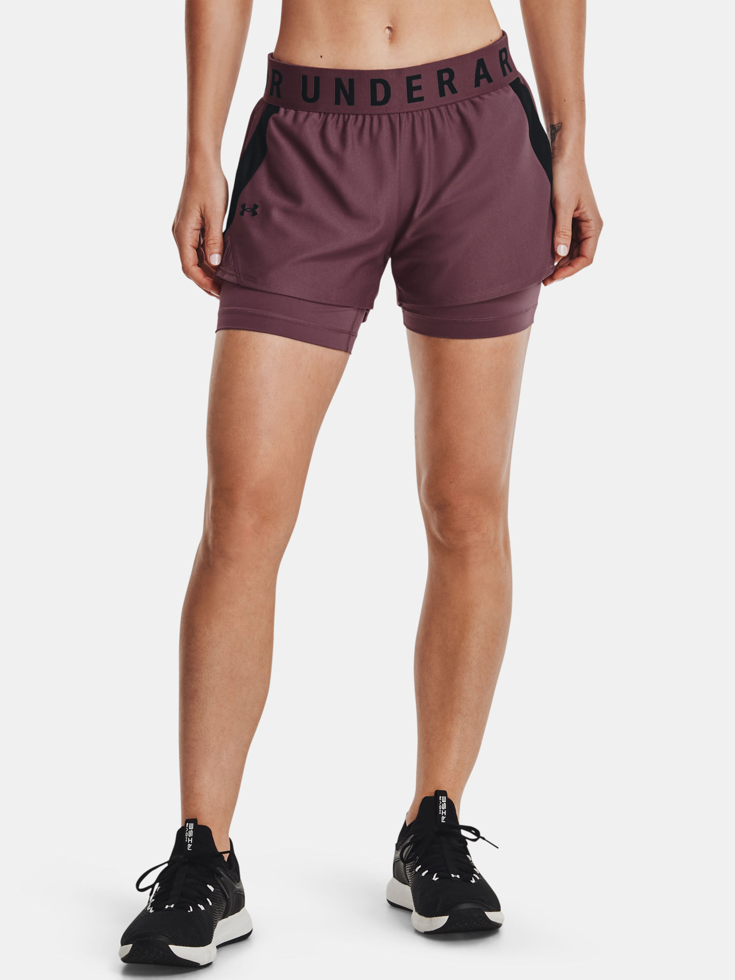 Kraťasy Under Armour Play Up 2-in-1 Shorts-PPL (1)