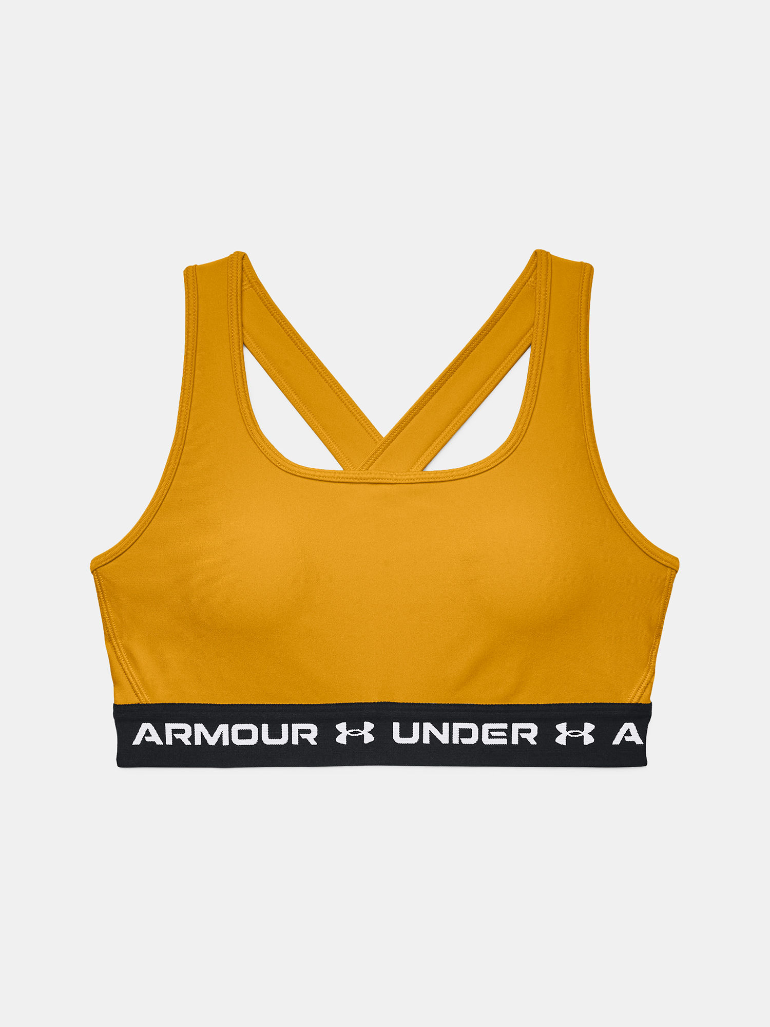 Podprsenka Under Armour UA Crossback Mid Bra-GLD (3)