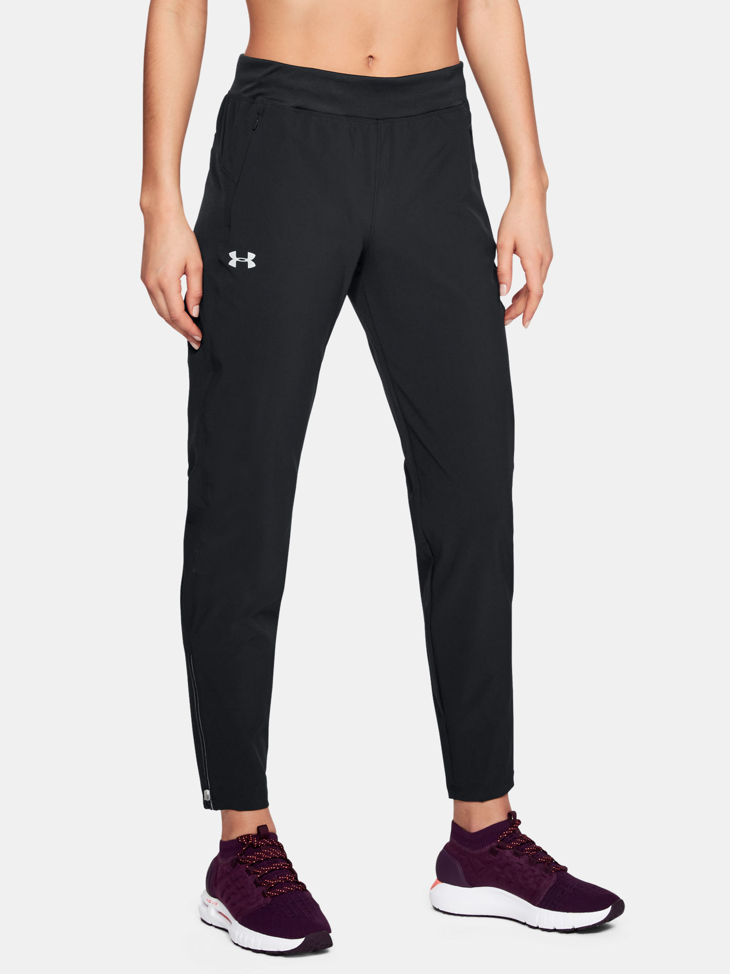 Nohavice Under Armour OutRun The Storm SP Pant-BLK (1)