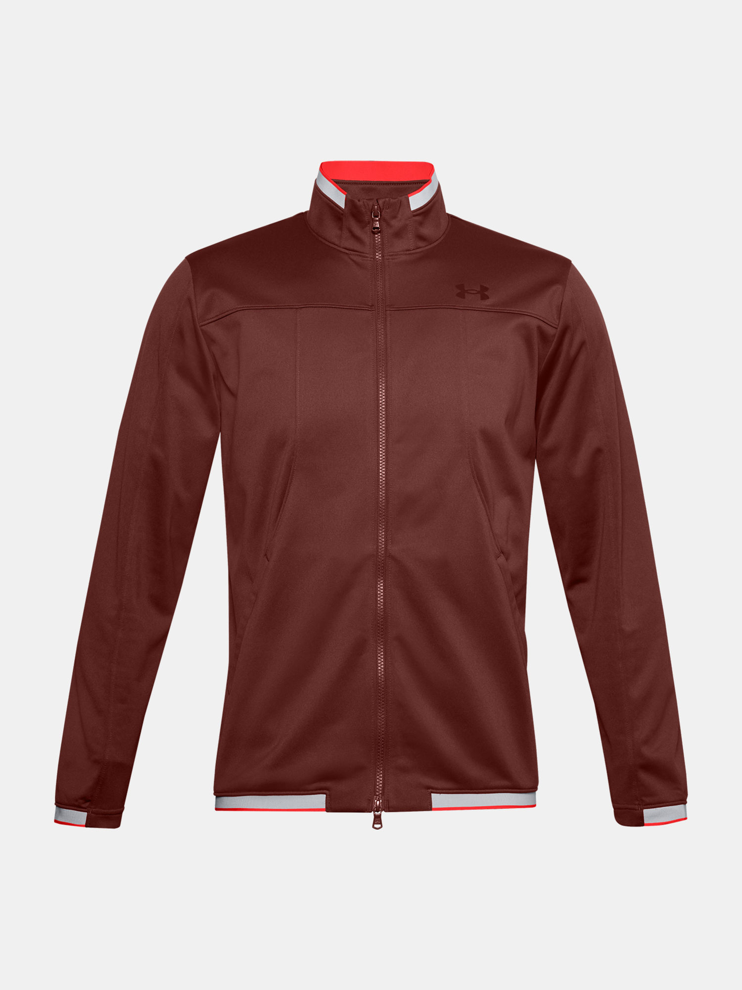 Mikina Under Armour Recover Knit Track Jacket-RED (1)