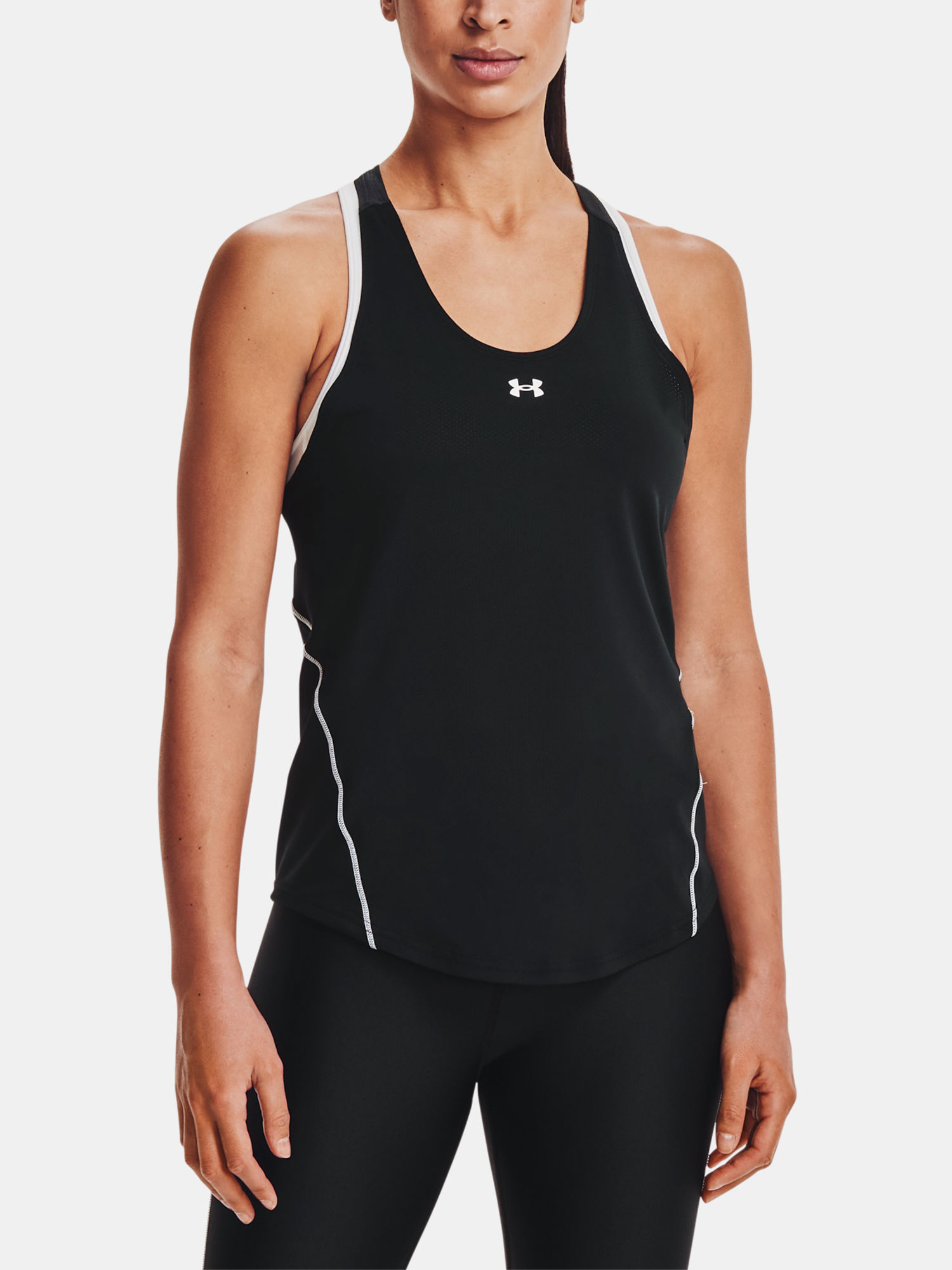 Tielko Under Armour Coolswitch Tank-BLK (1)