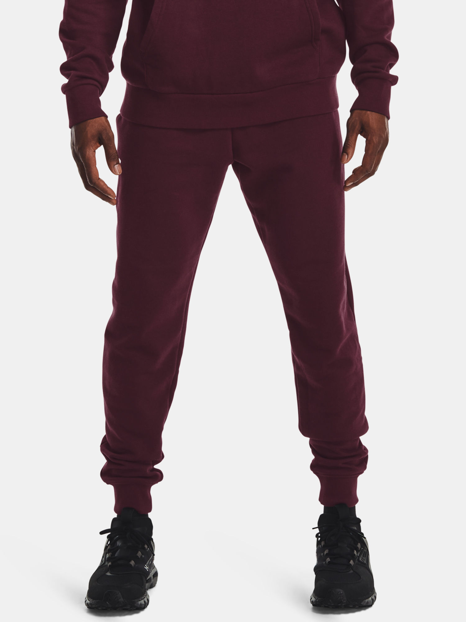 Tepláky Under Armour Rival Cotton Jogger-RED (1)