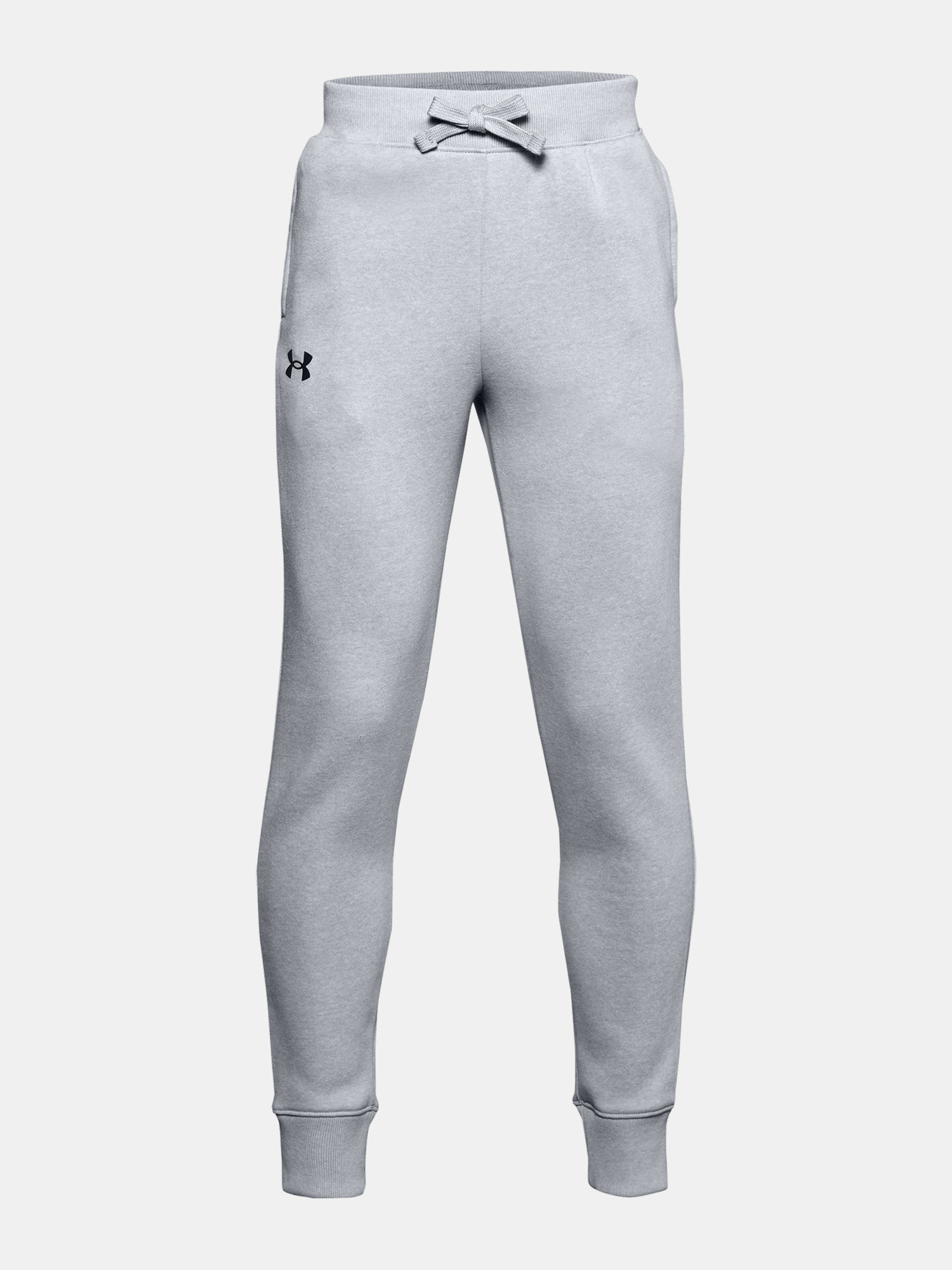 Nohavice Under Armour RIVAL COTTON PANTS-GRY (1)